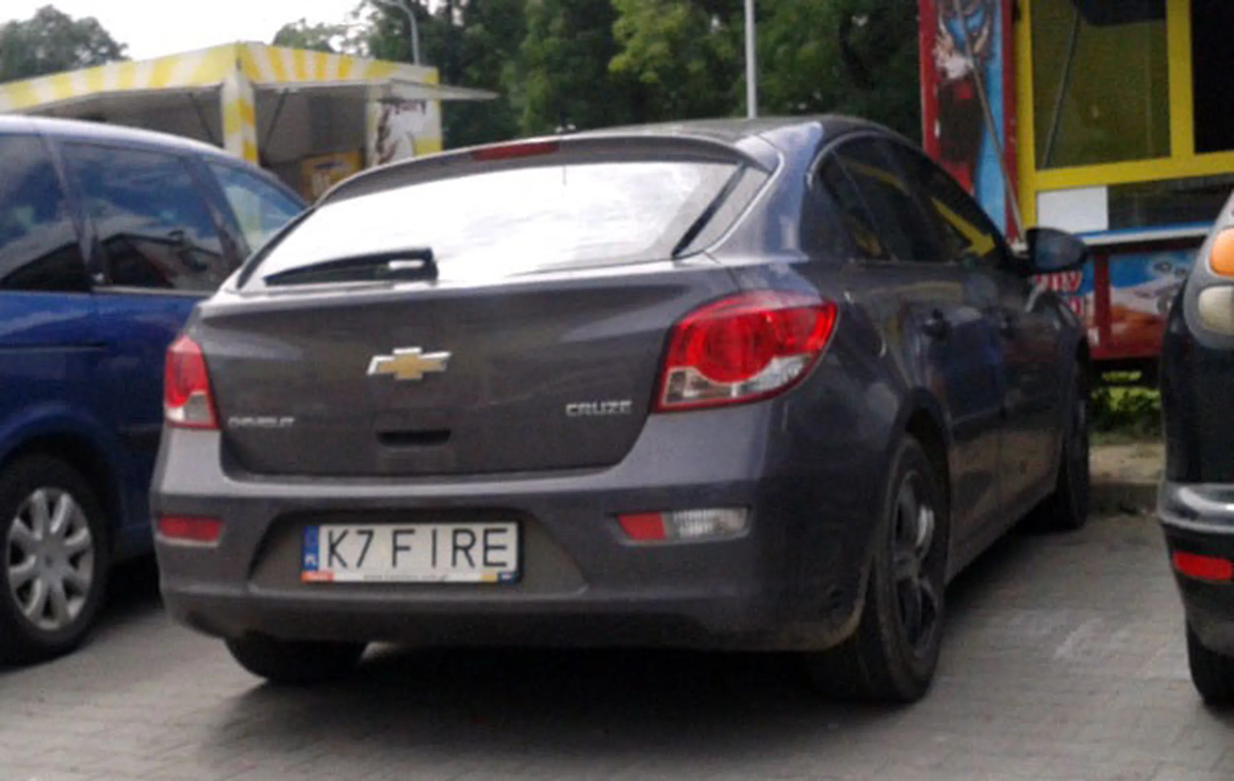 Fajny numer, blacha K7 FIRE