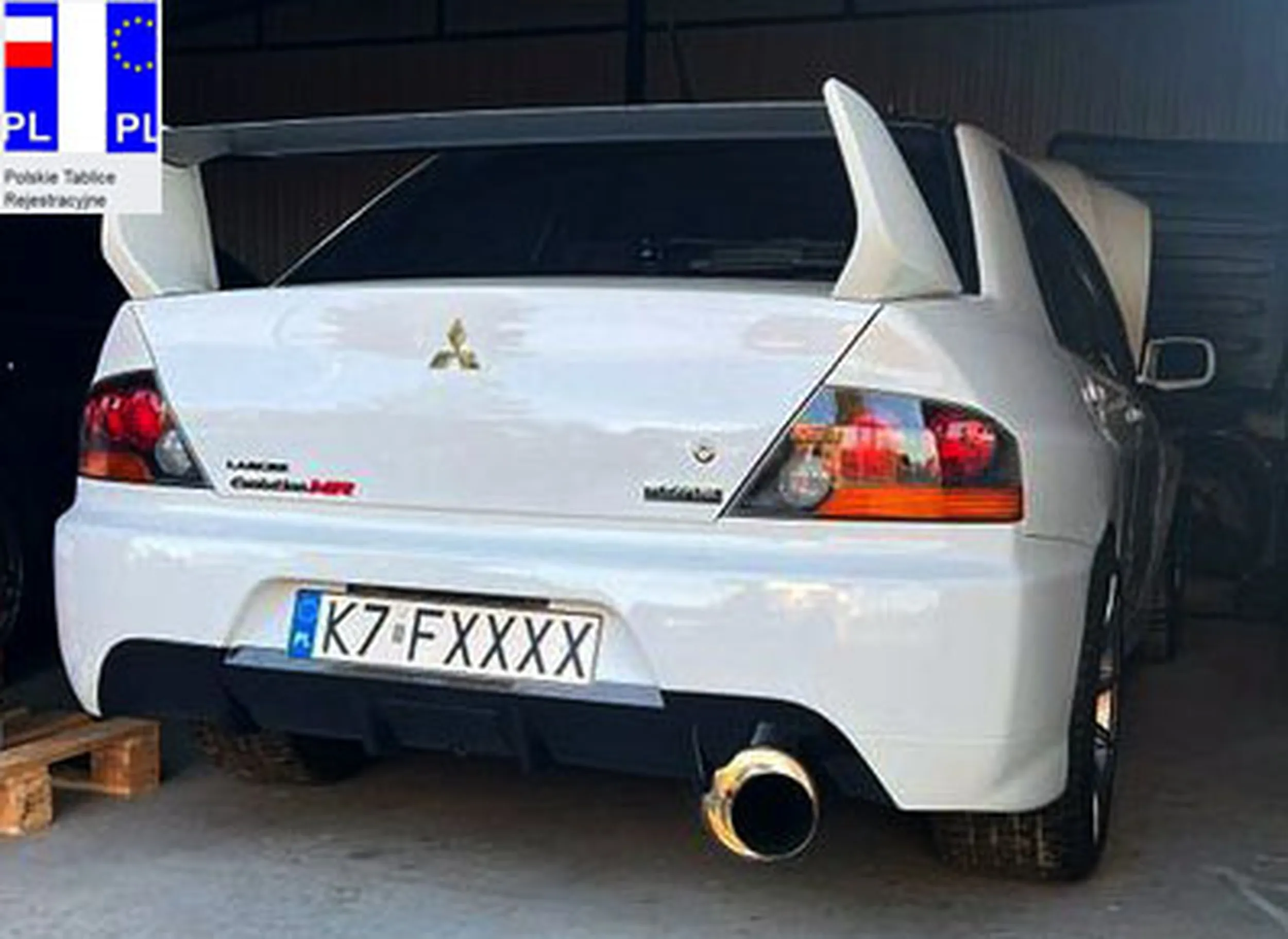 Fajny numer, blacha K7 FXXXX