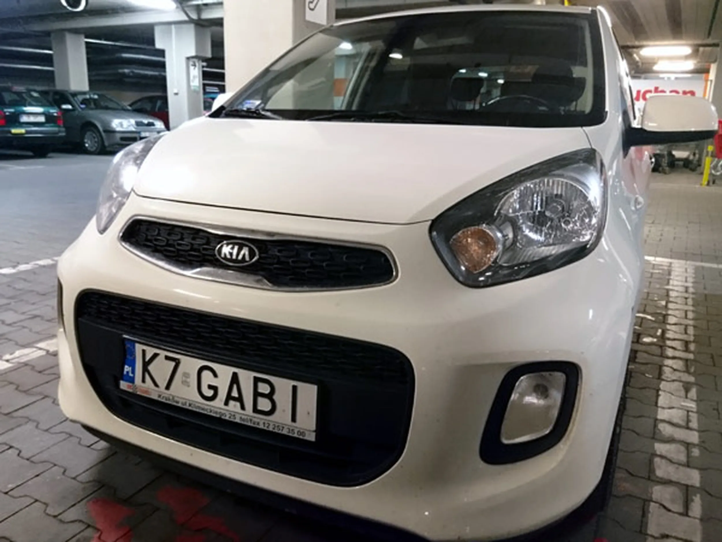 Fajny numer, blacha K7 GABI