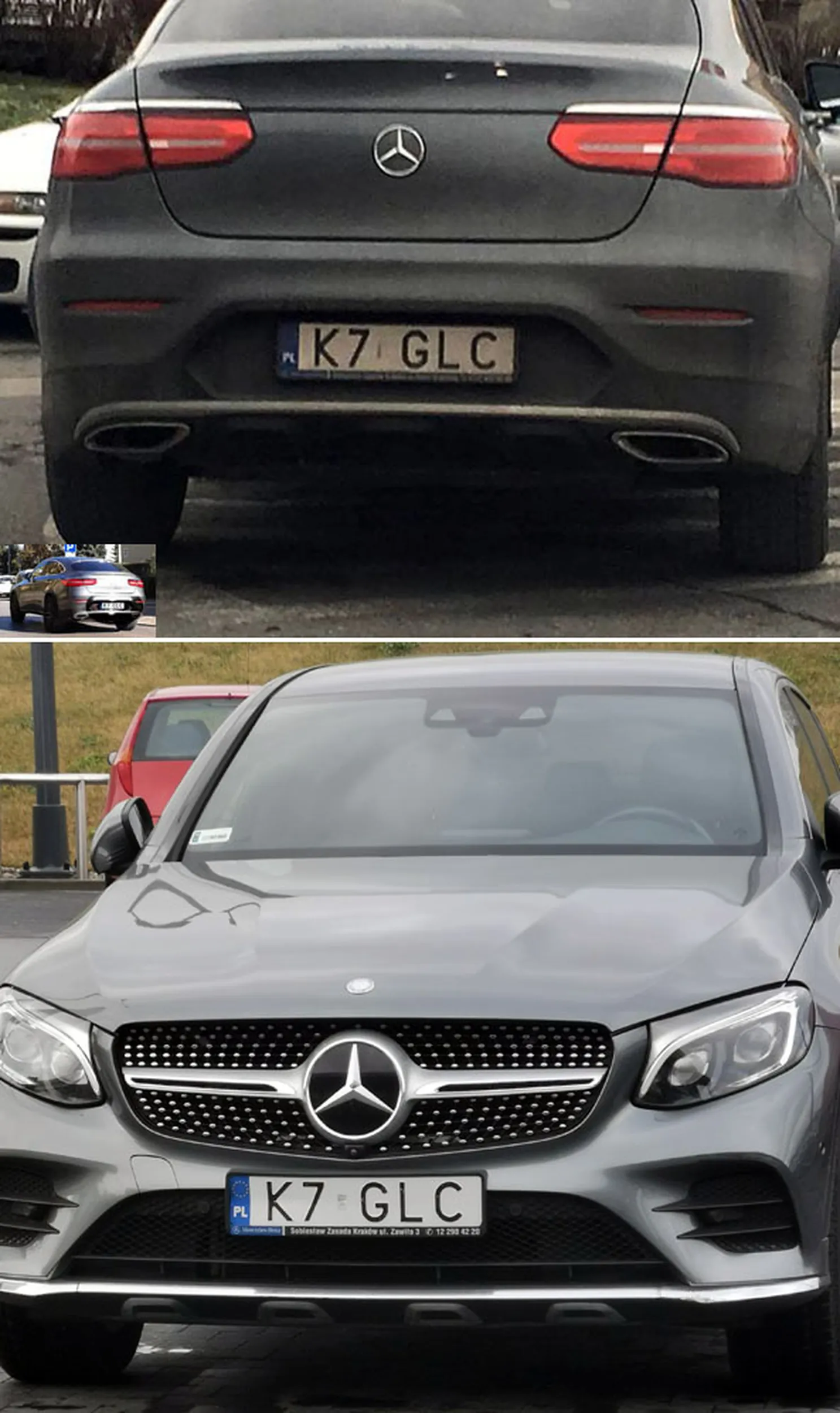 Fajny numer, blacha K7 GLC