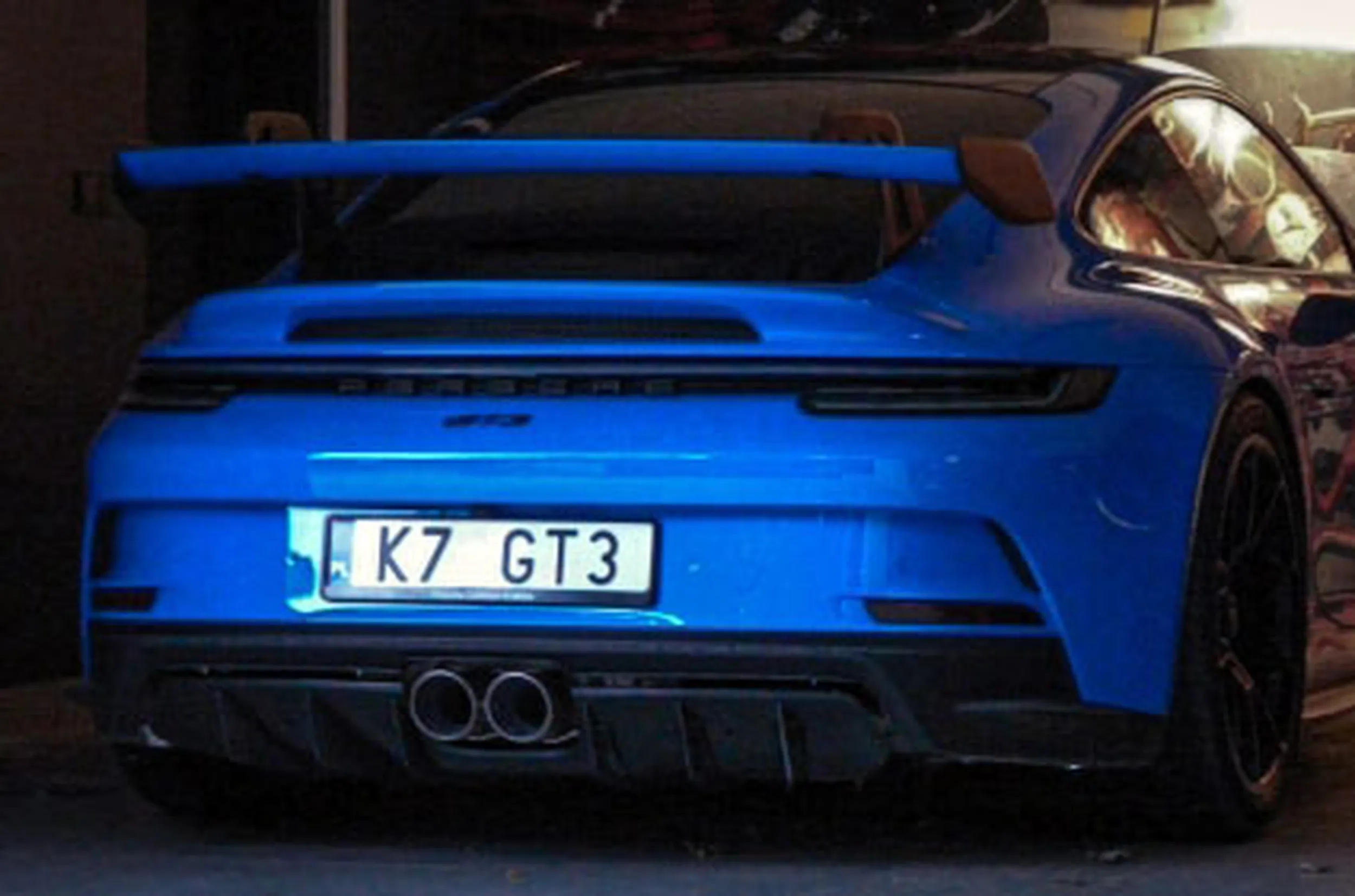 Fajny numer, blacha K7 GT3
