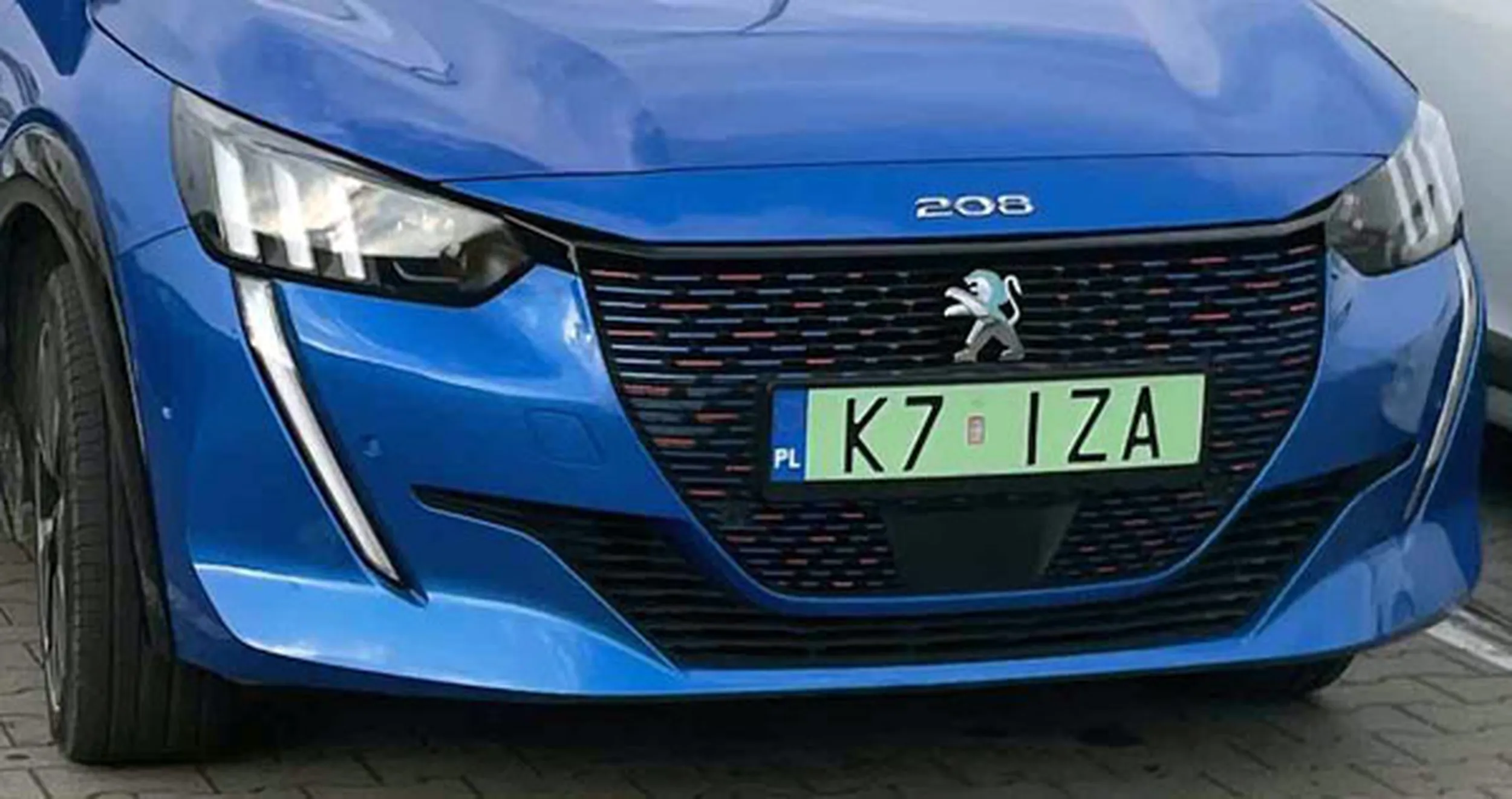 Fajny numer, blacha K7 IZA