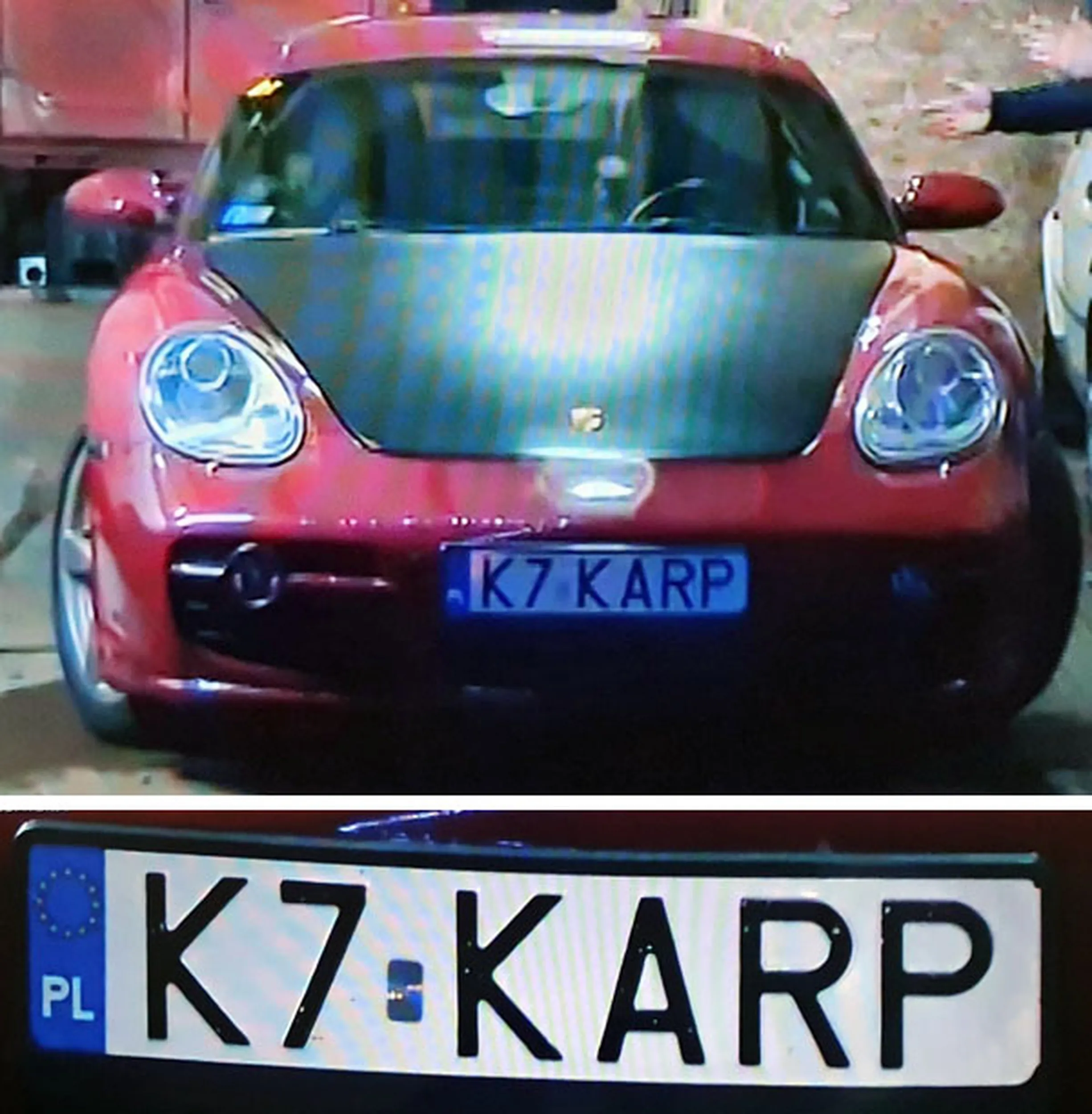 Fajny numer, blacha K7 KARP