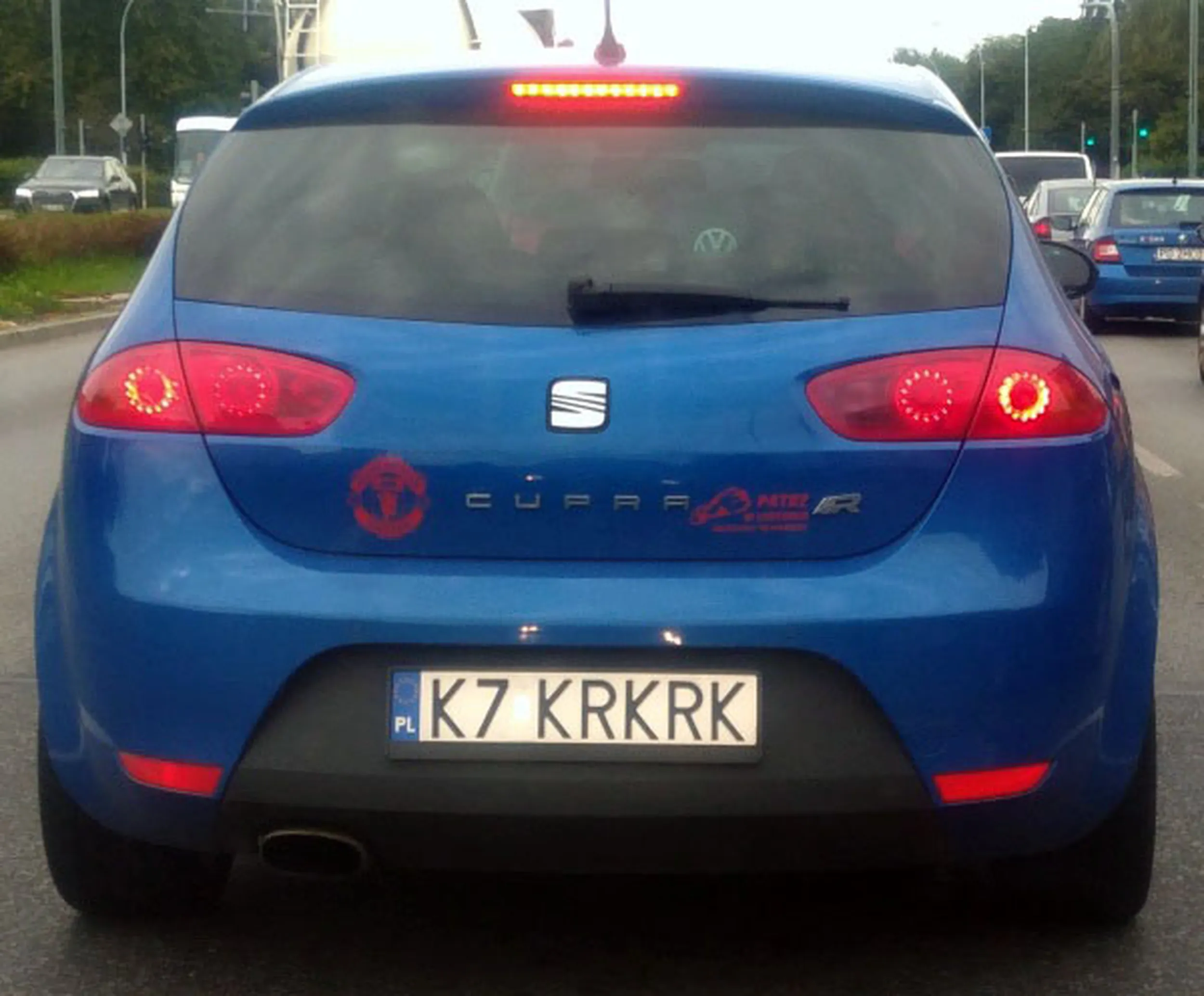 Fajny numer, blacha K7 KRKRK