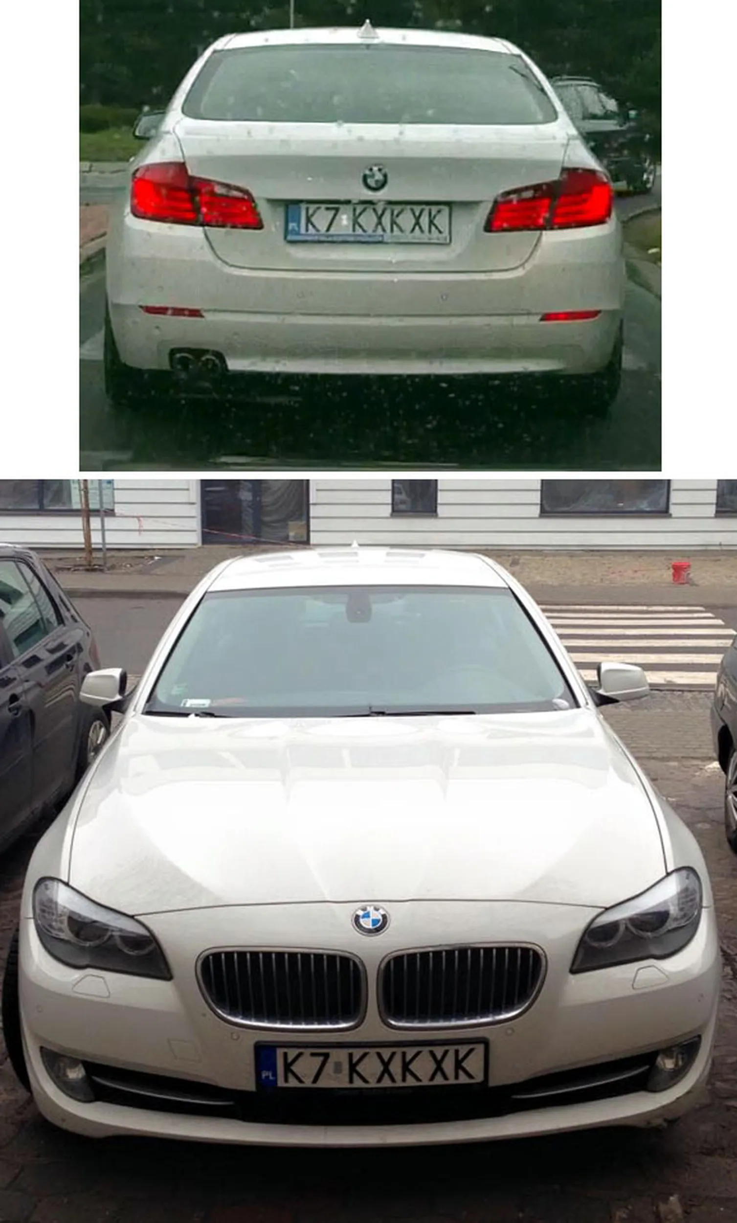 Fajny numer, blacha K7 KXKXK