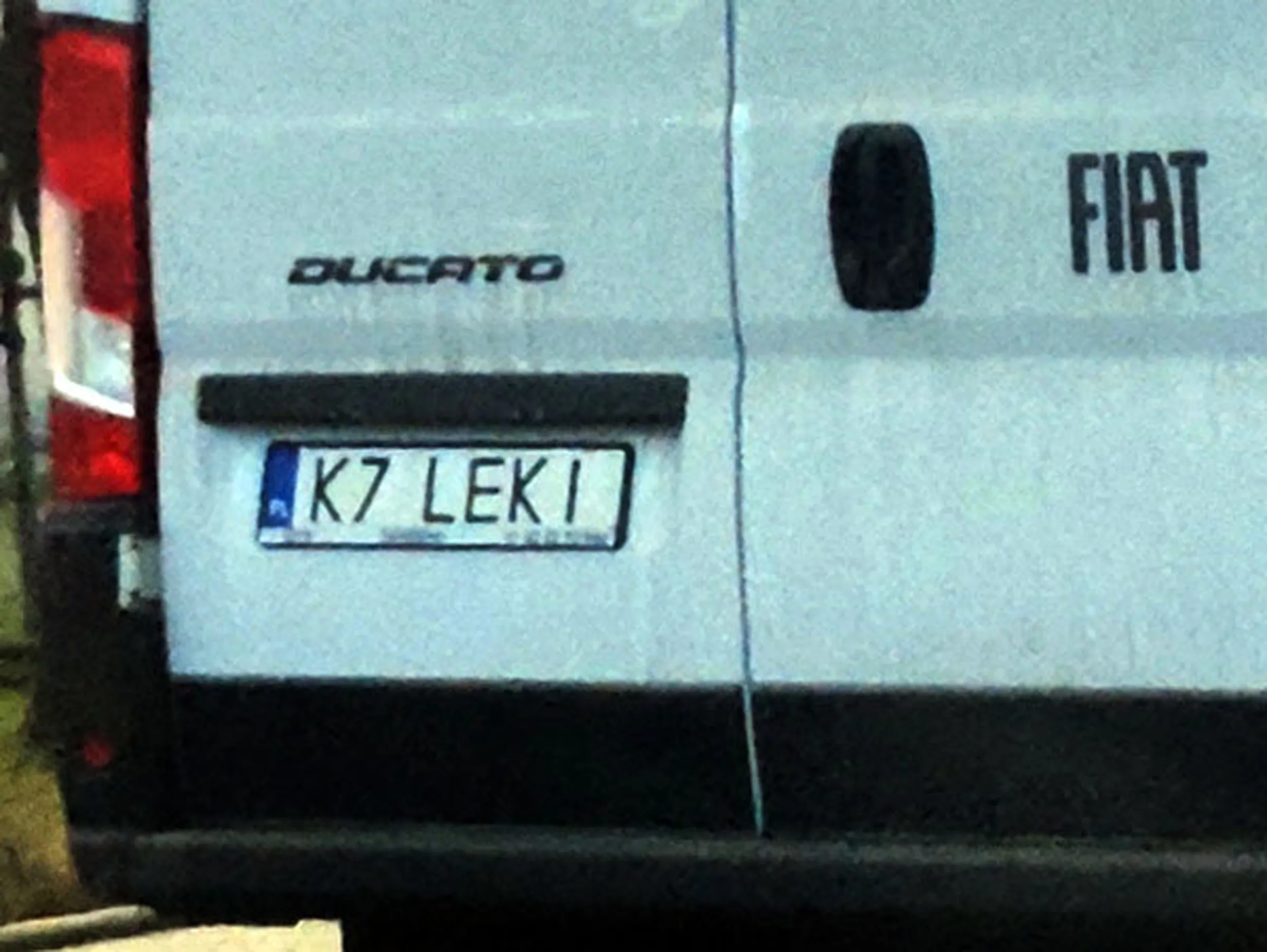 Fajny numer, blacha K7 LEKI