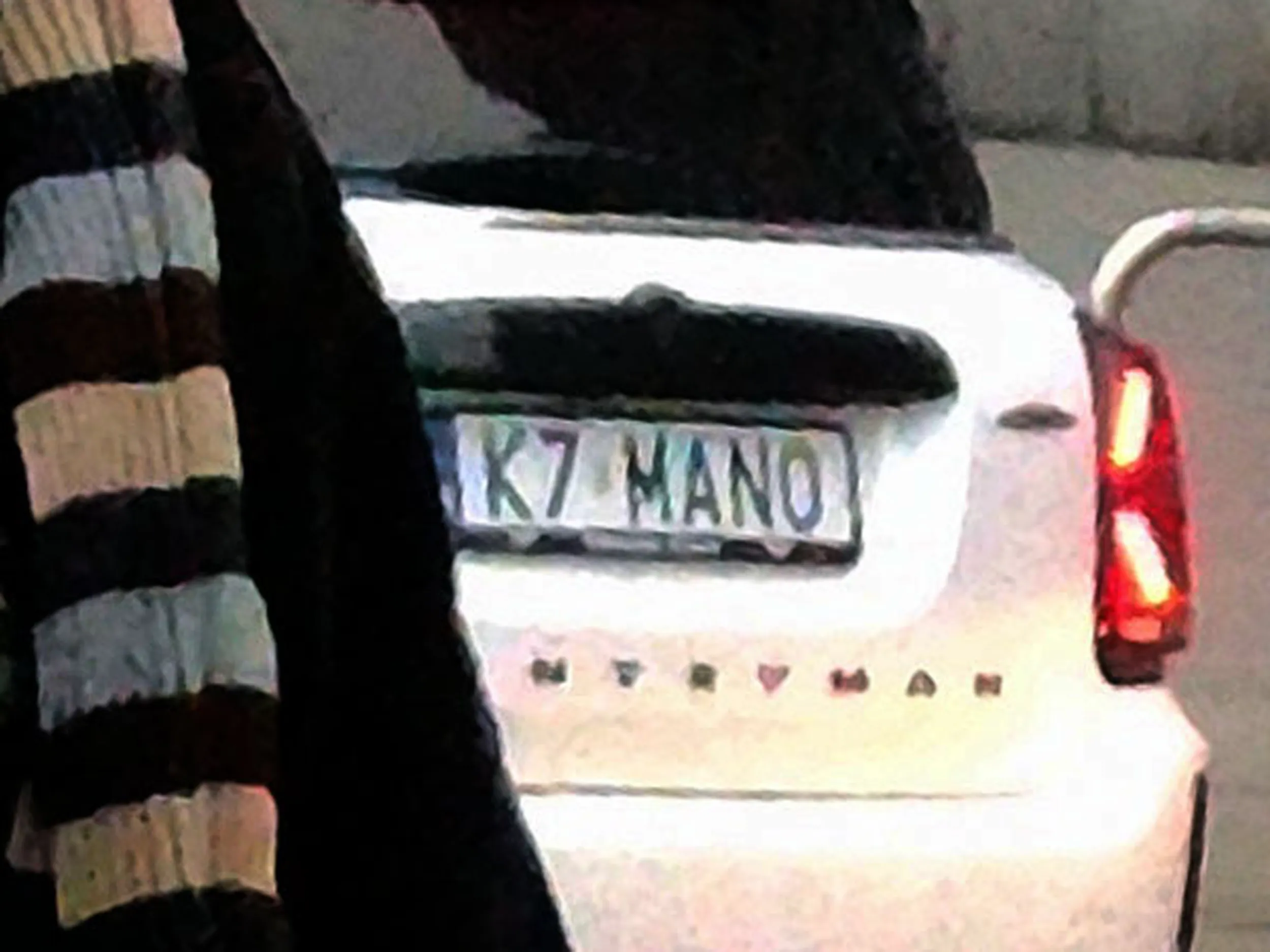 Fajny numer, blacha K7 MANO