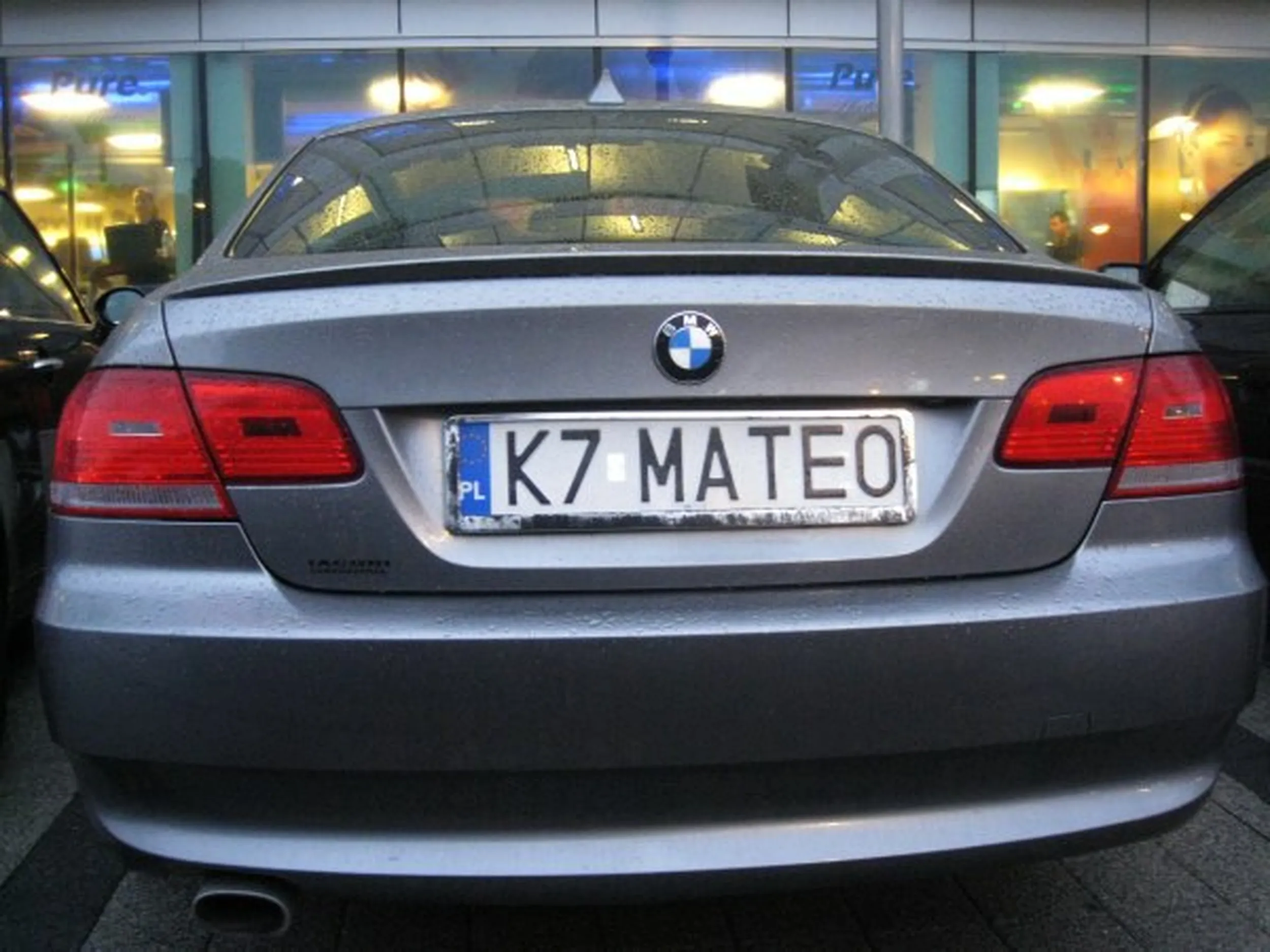 Fajny numer, blacha K7 MATEO