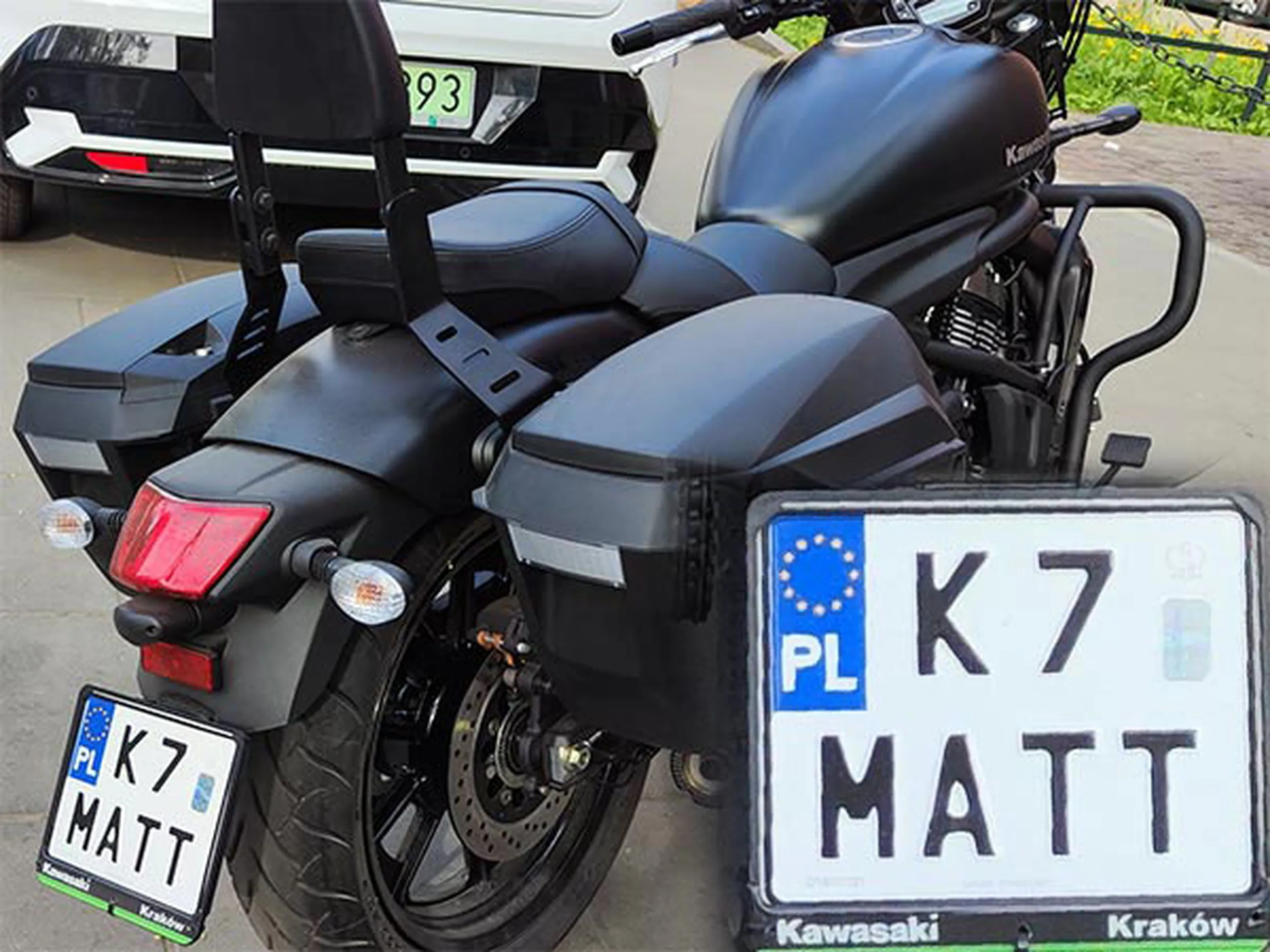 Fajny numer, blacha K7 MATT