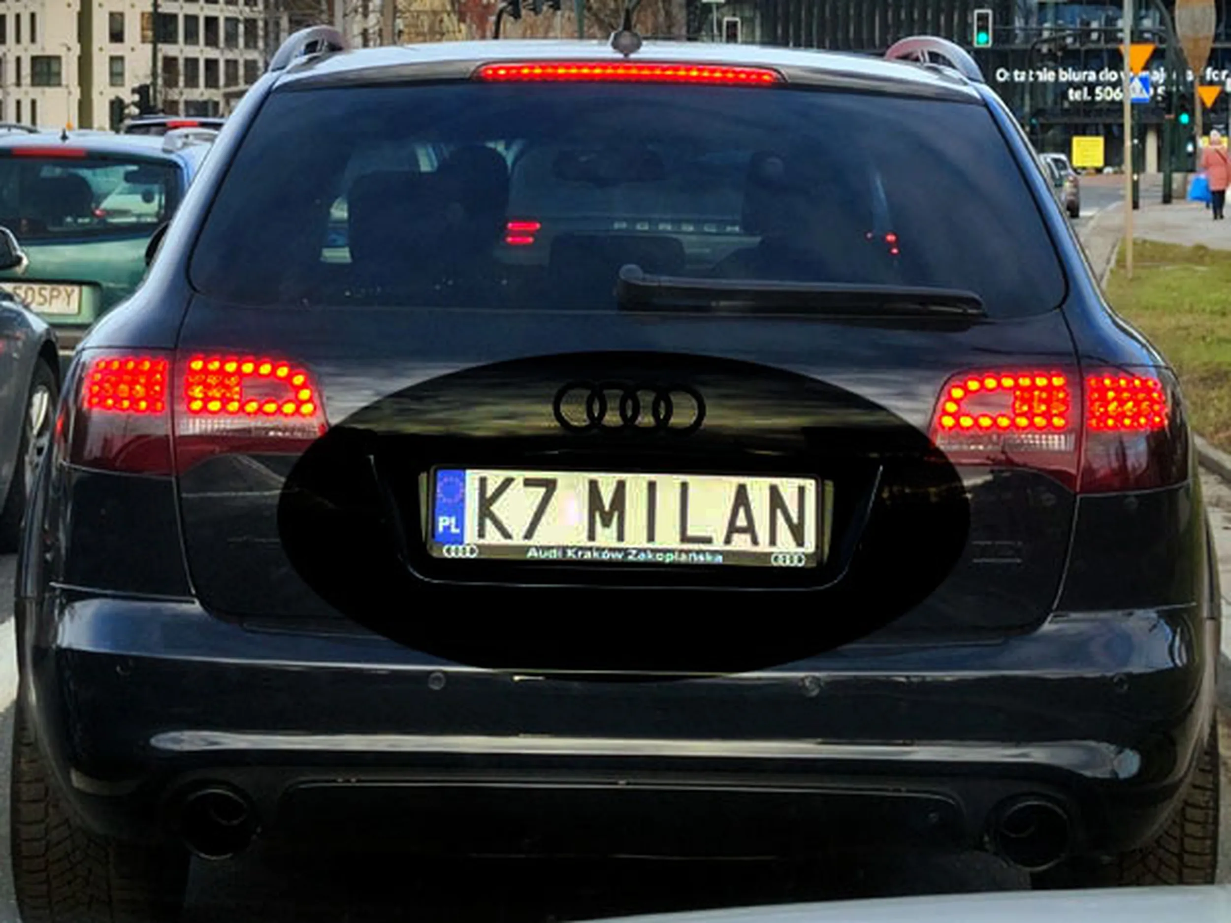 Fajny numer, blacha K7 MILAN