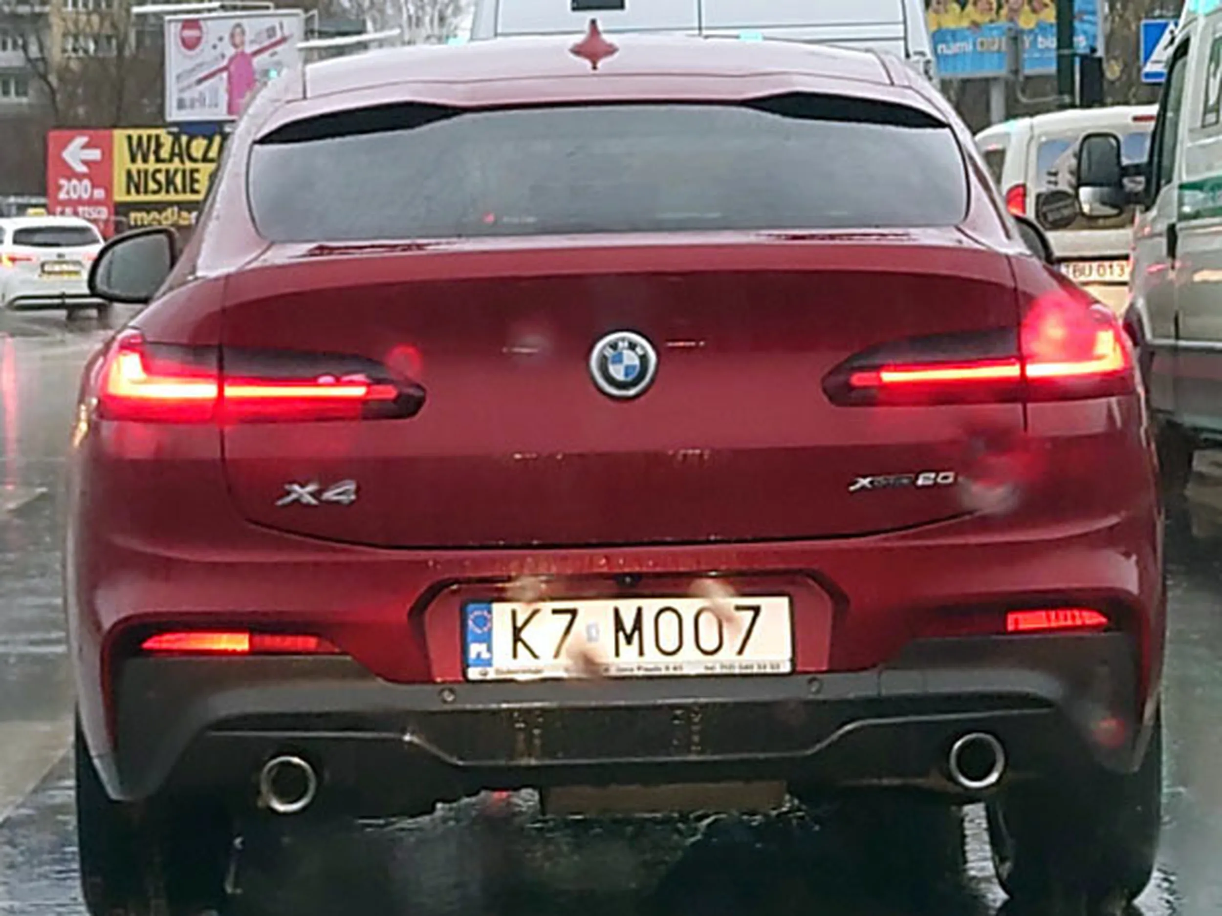 Fajny numer, blacha K7 MOO7