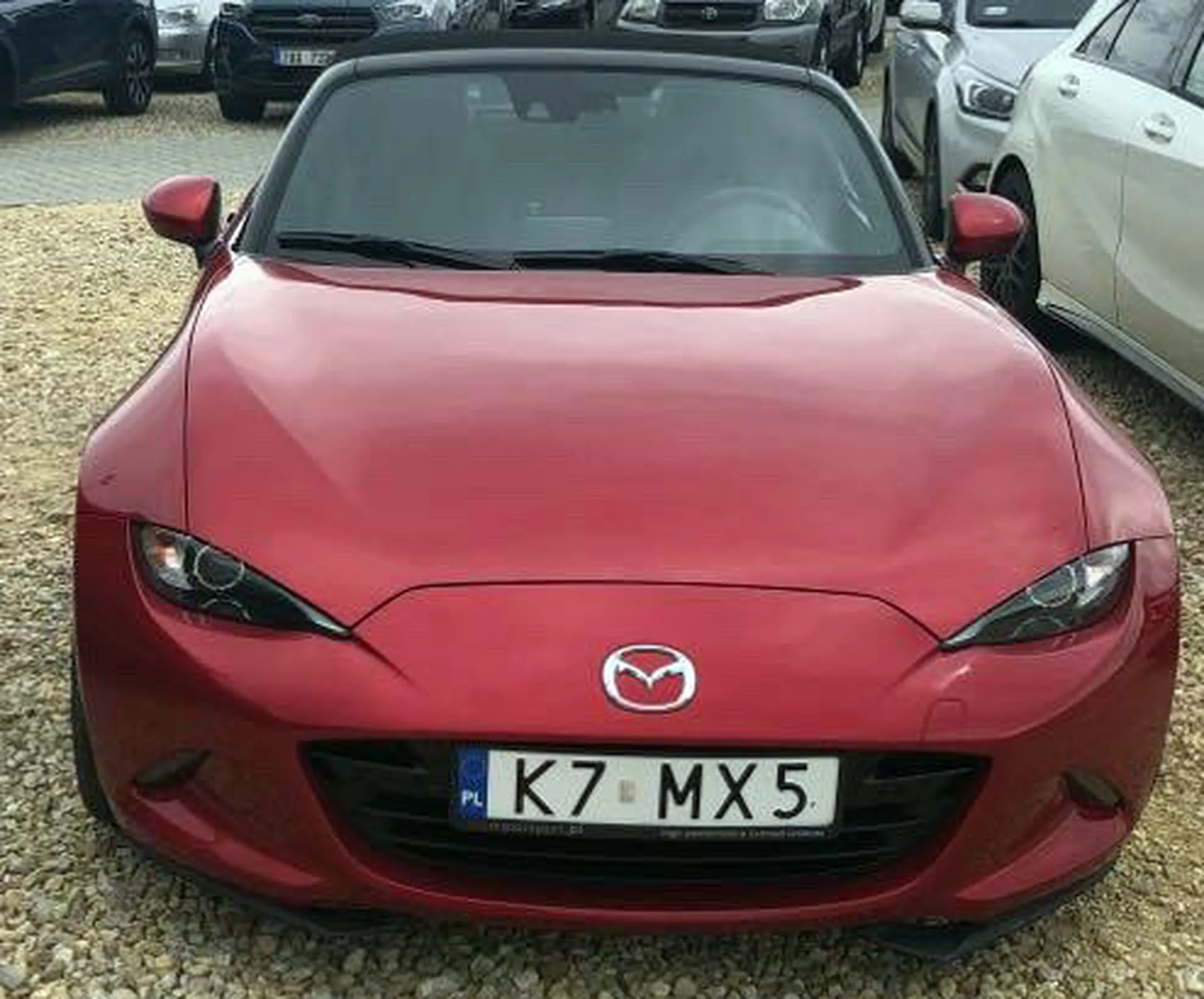 Fajny numer, blacha K7 MX5