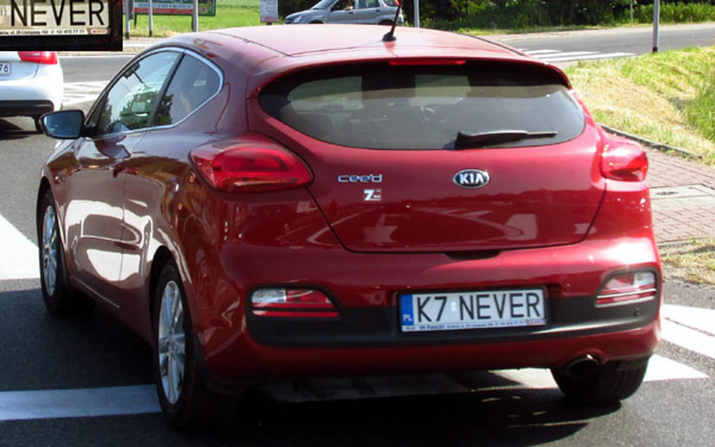 Fajny numer, blacha K7 NEVER