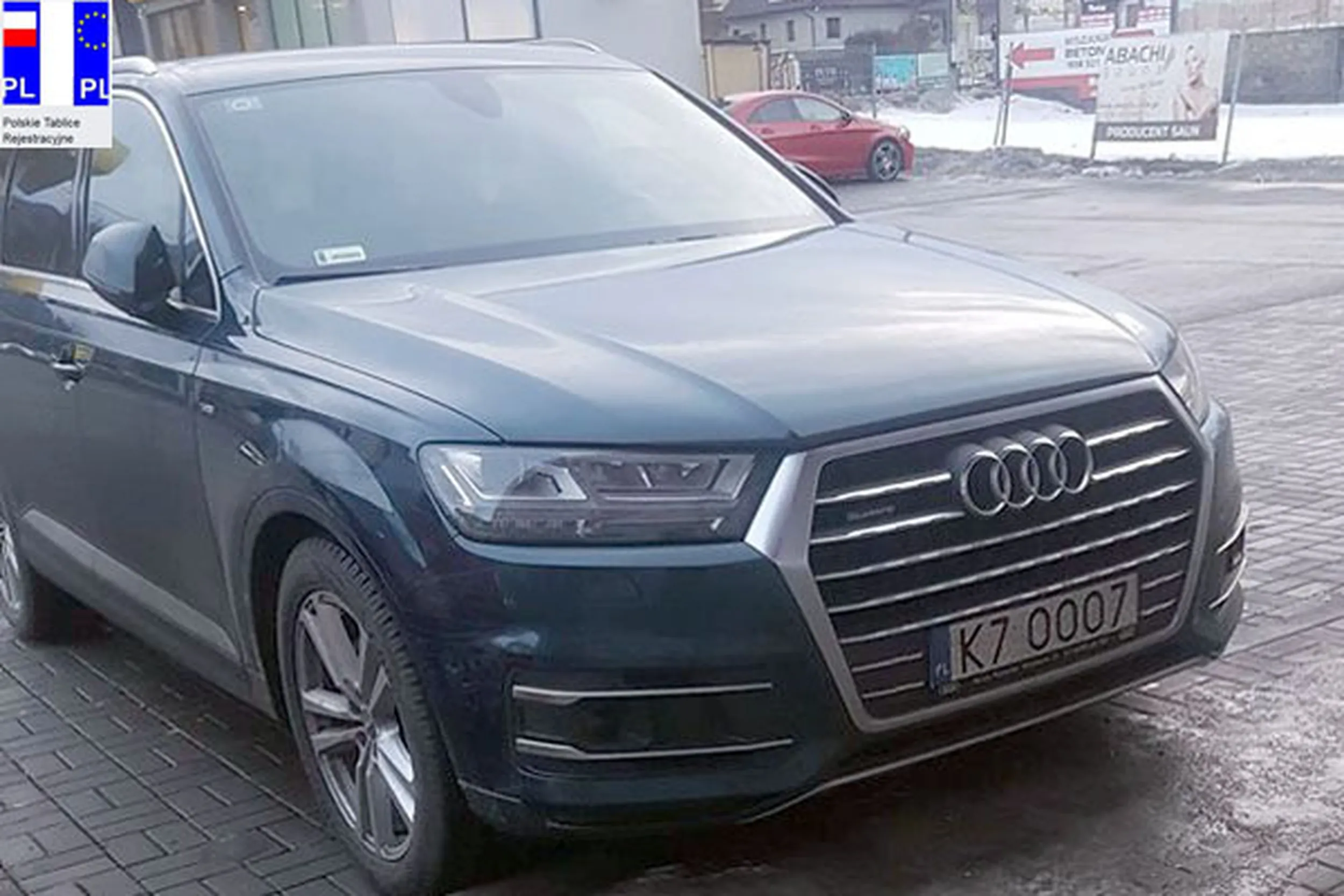 Fajny numer, blacha K7 OOO7