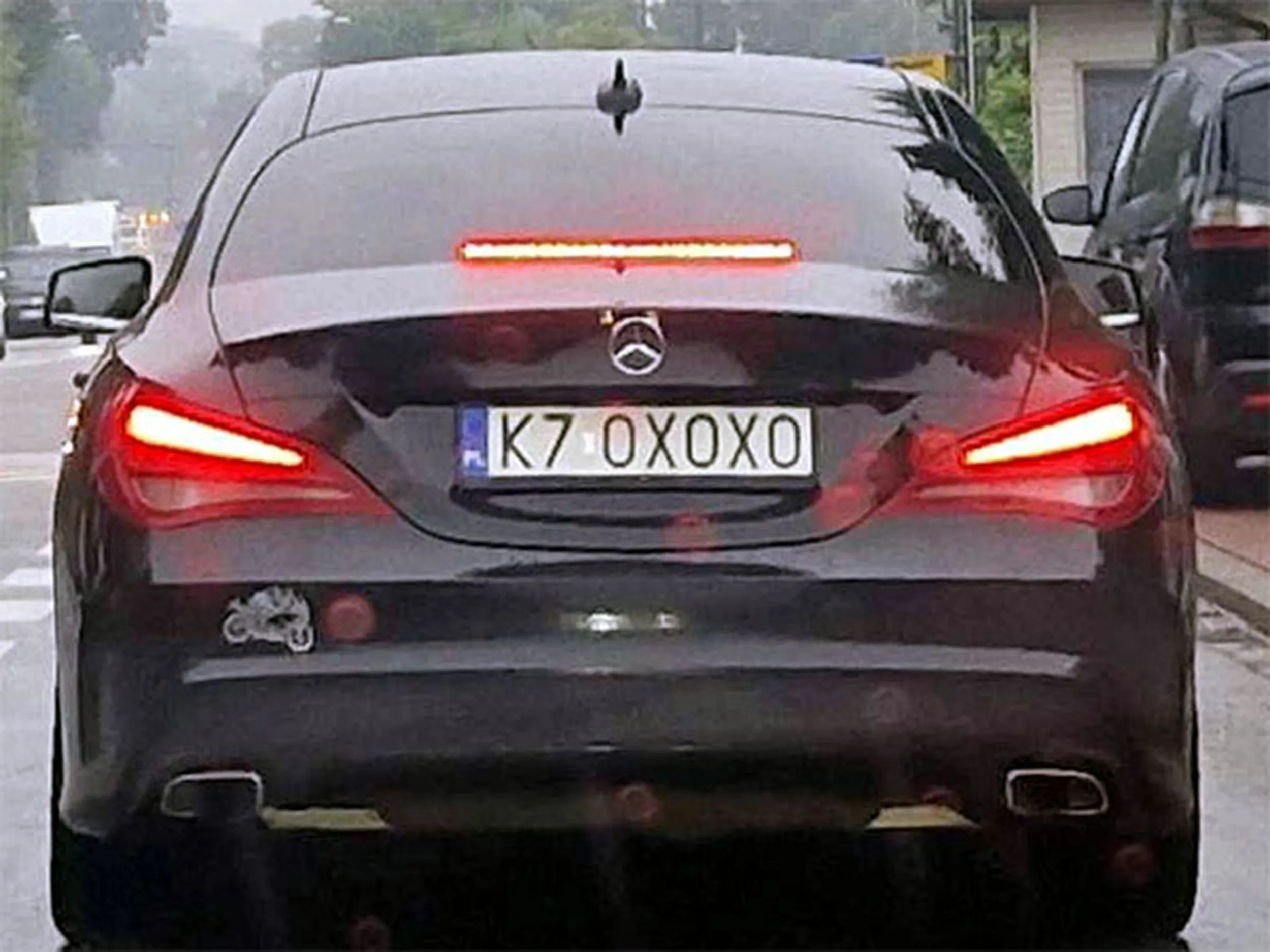 Fajny numer, blacha K7 OXOXO