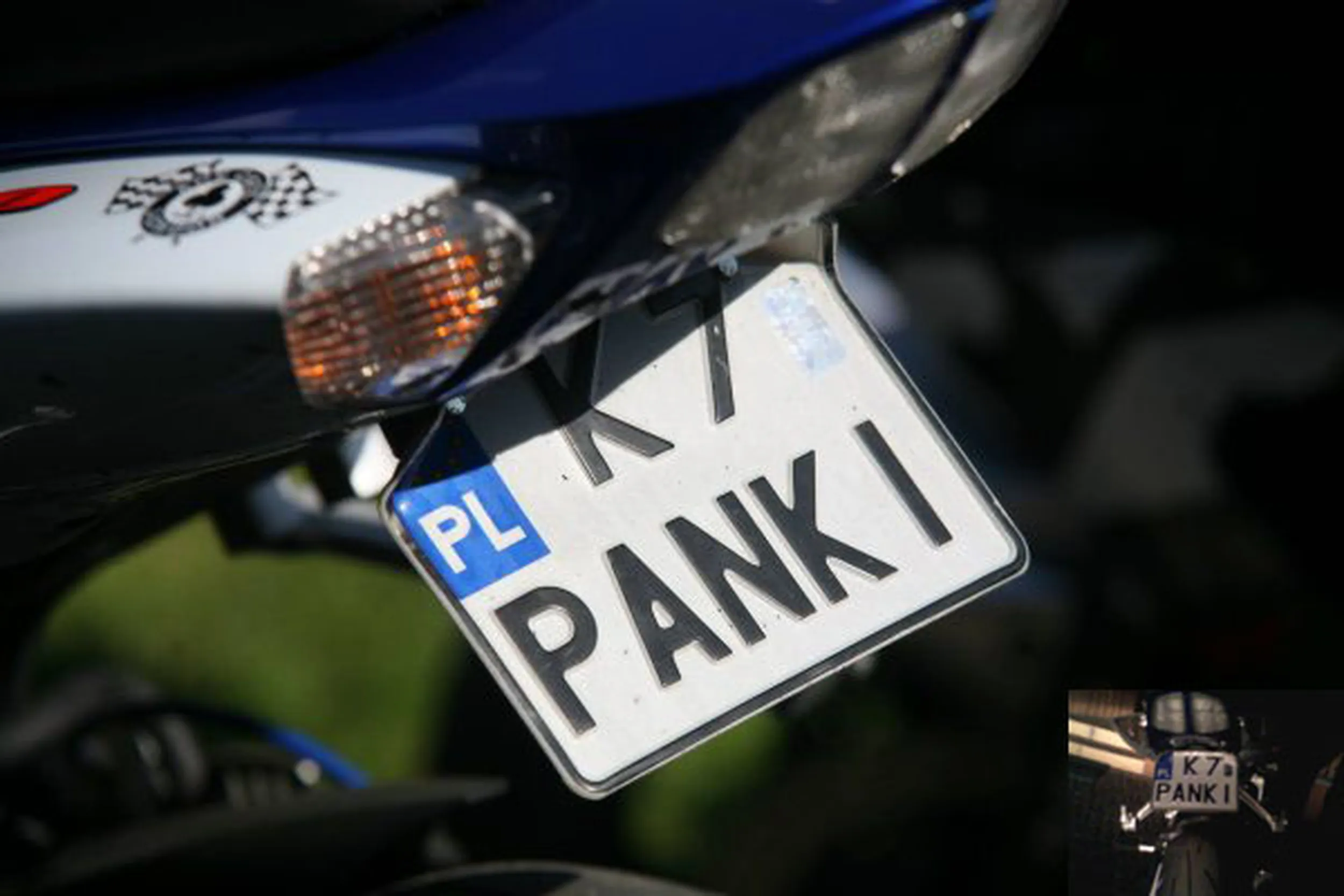 Fajny numer, blacha K7 PANKI