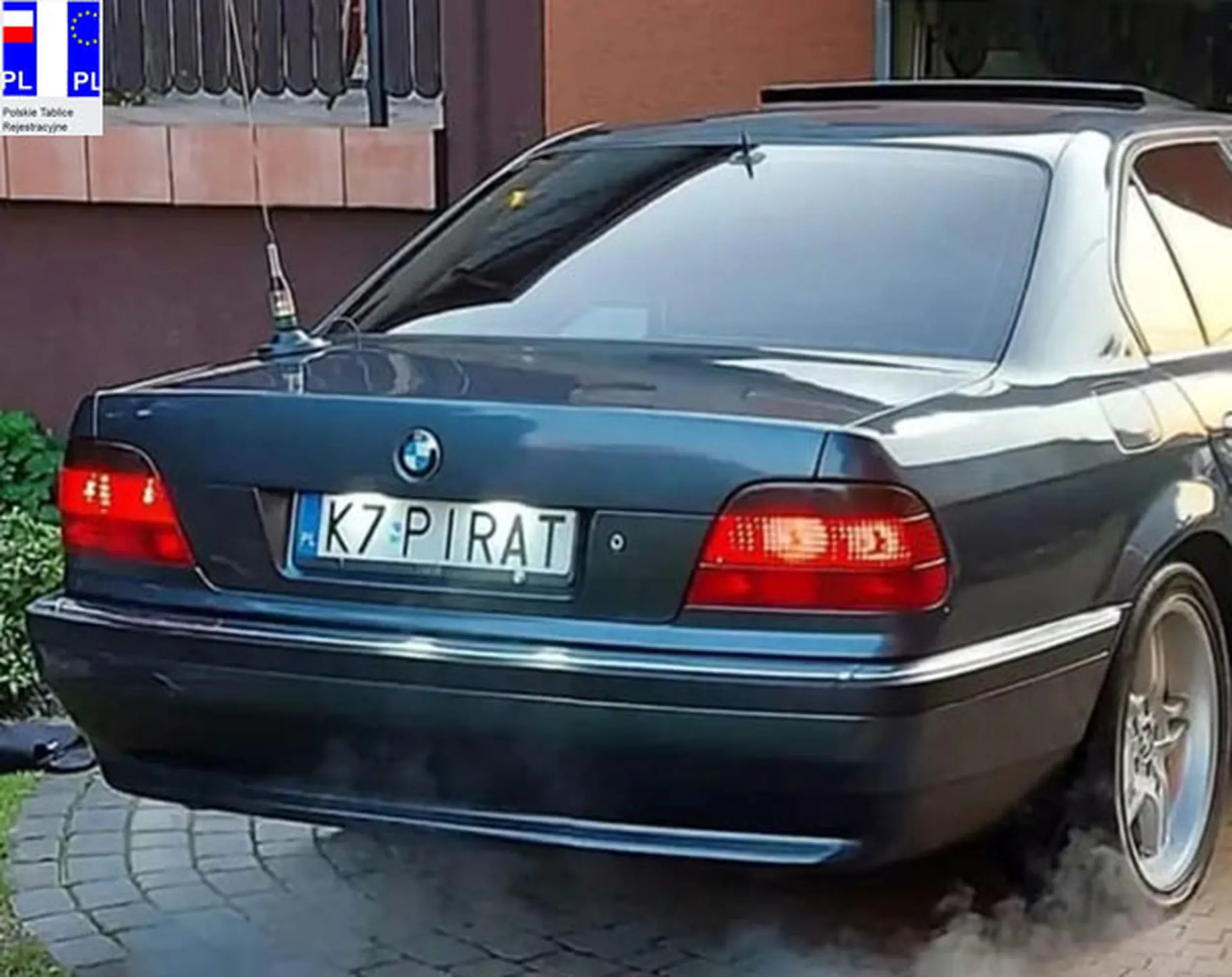 Fajny numer, blacha K7 PIRAT