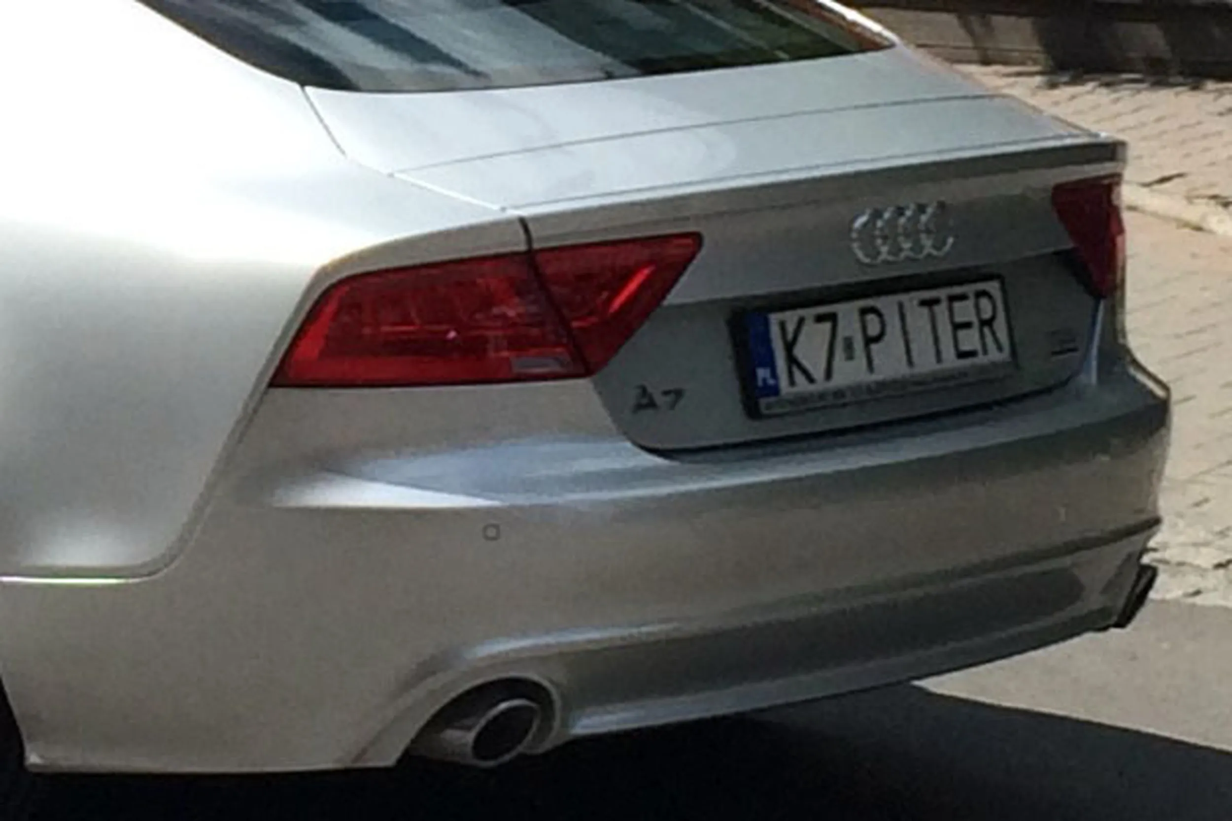 Fajny numer, blacha K7 PITER