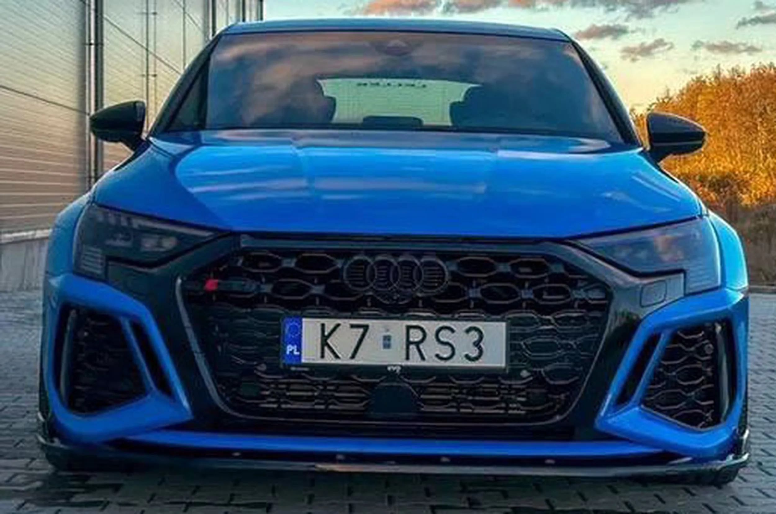 Fajny numer, blacha K7 RS3