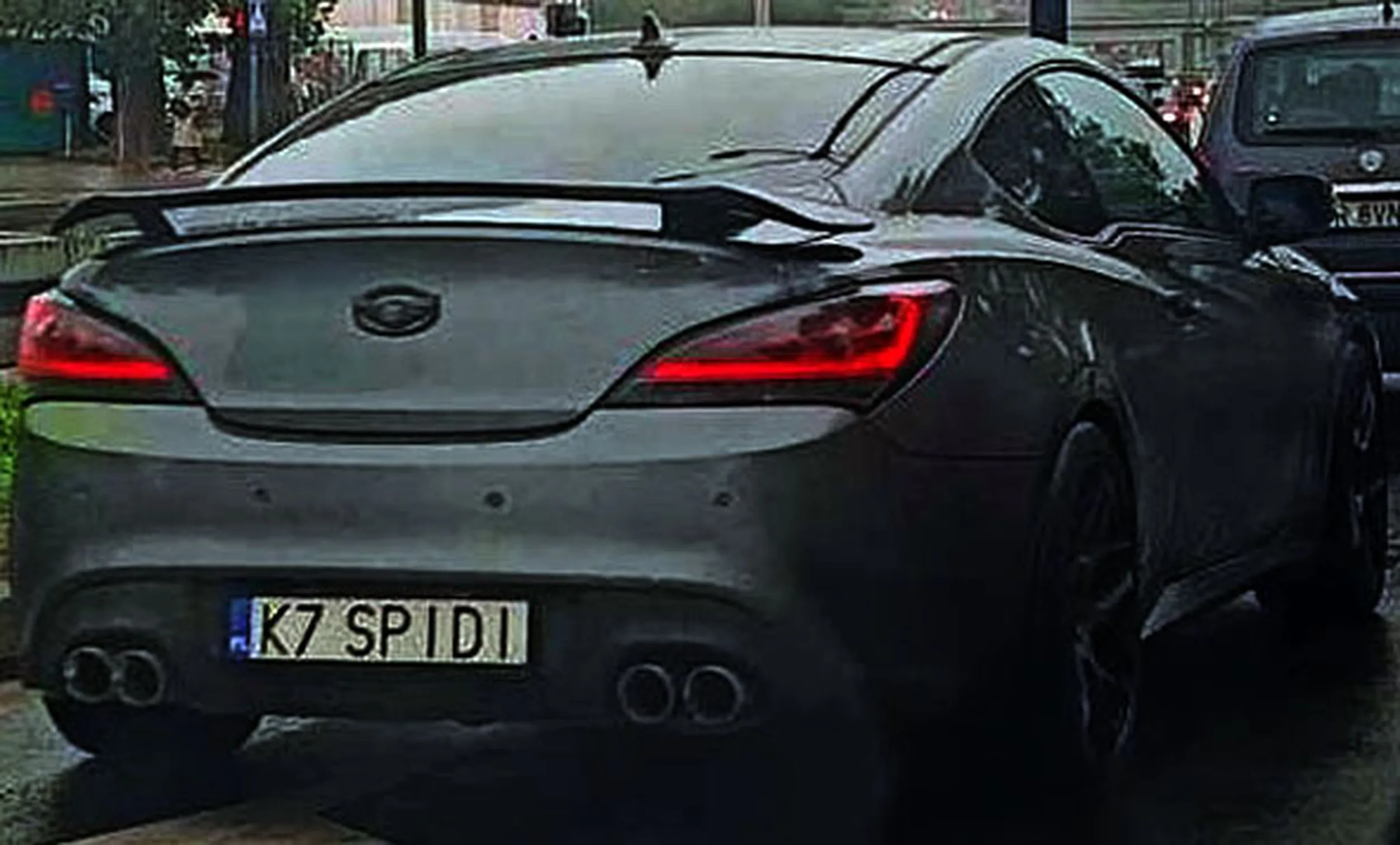 Fajny numer, blacha K7 SPIDI