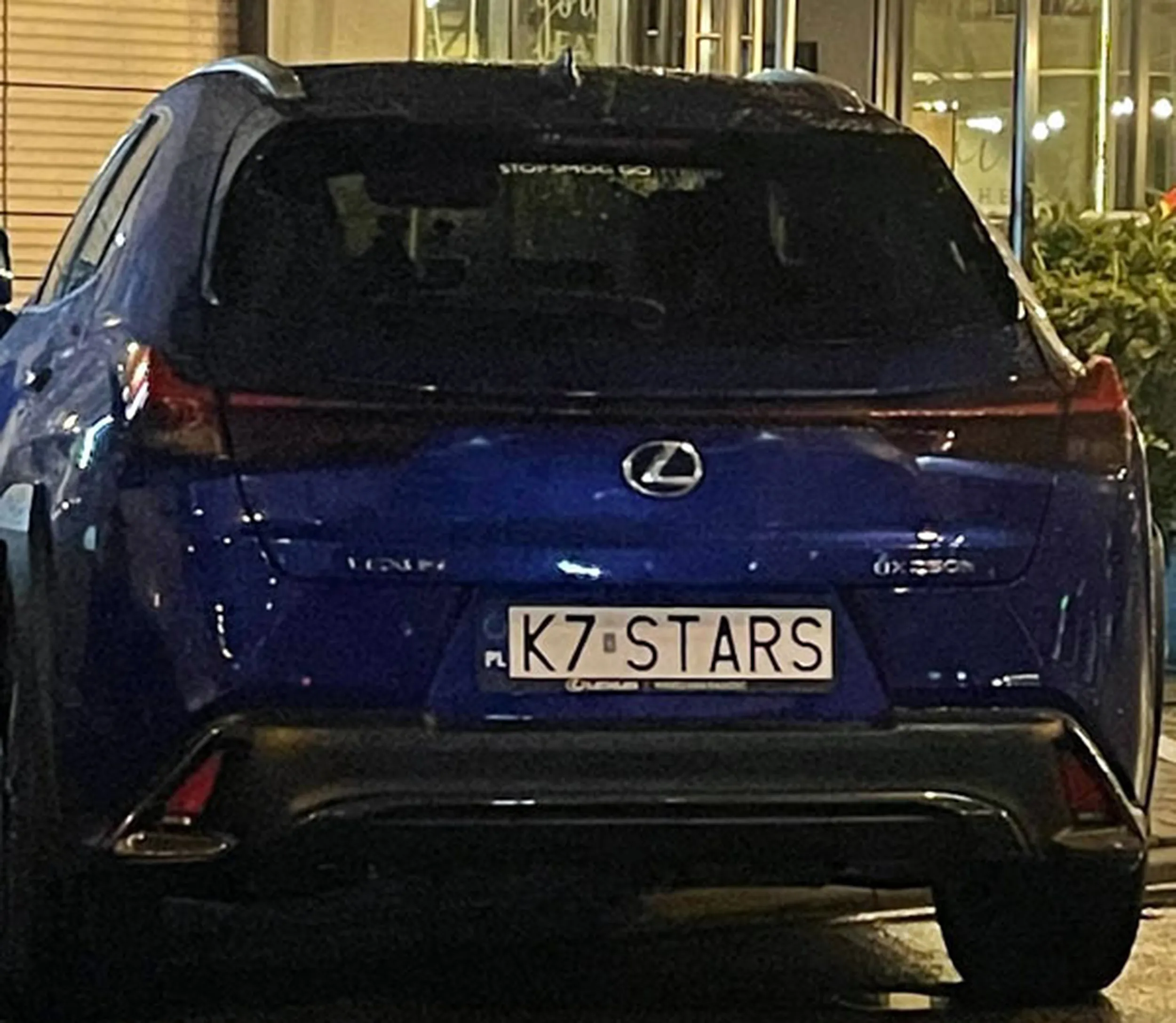 Fajny numer, blacha K7 STARS