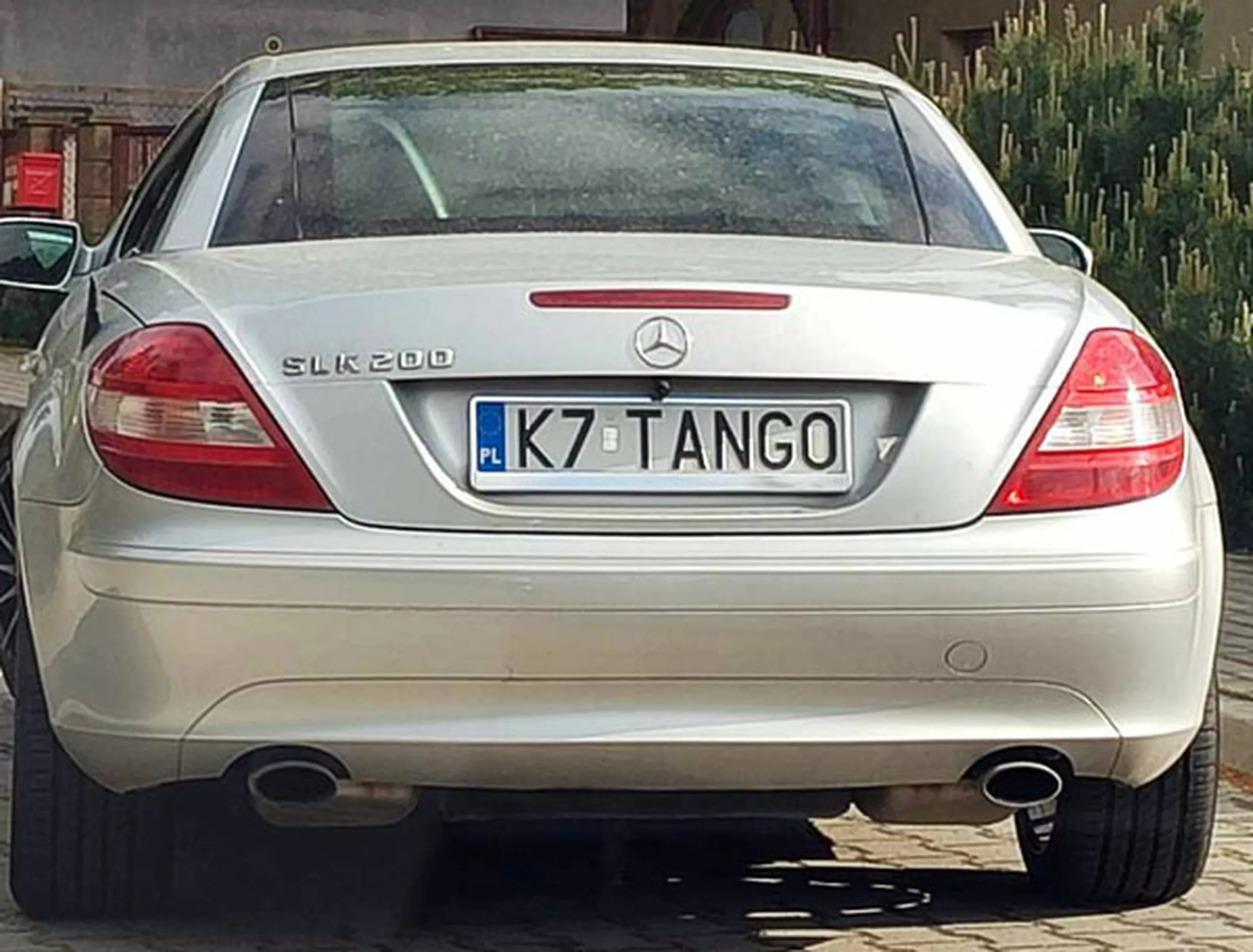 Fajny numer, blacha K7 TANGO