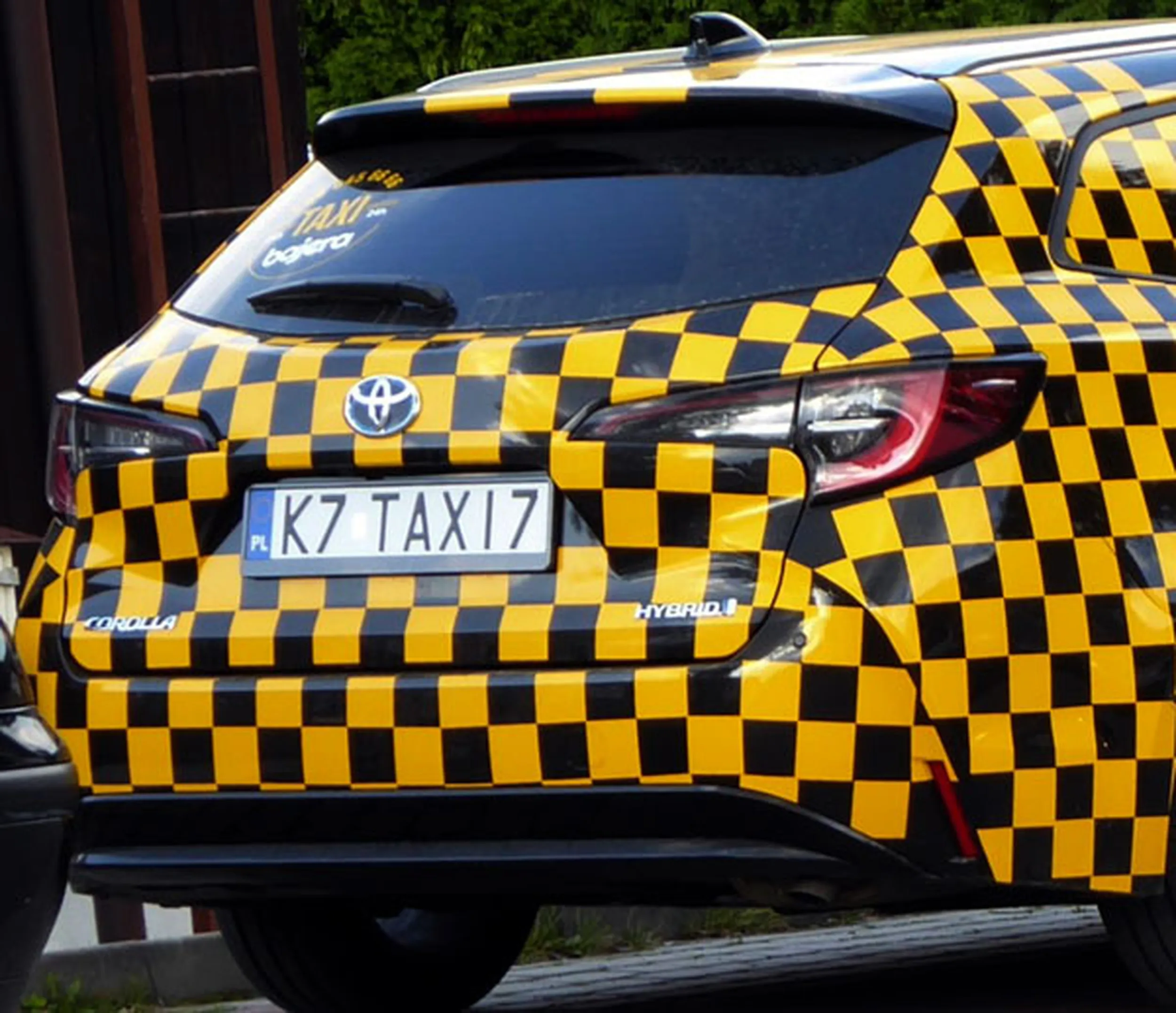 Fajny numer, blacha K7 TAXI7