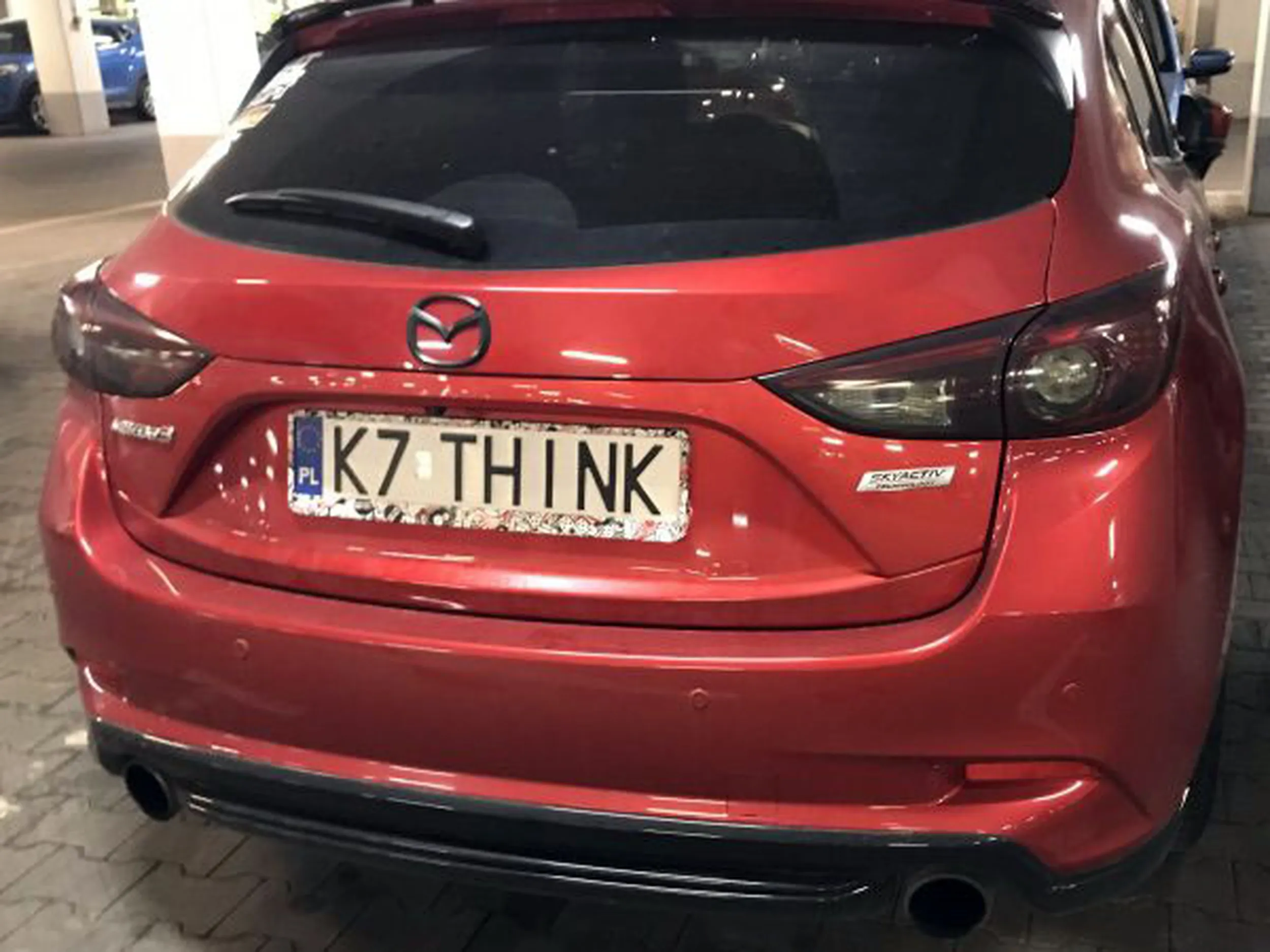 Fajny numer, blacha K7 THINK