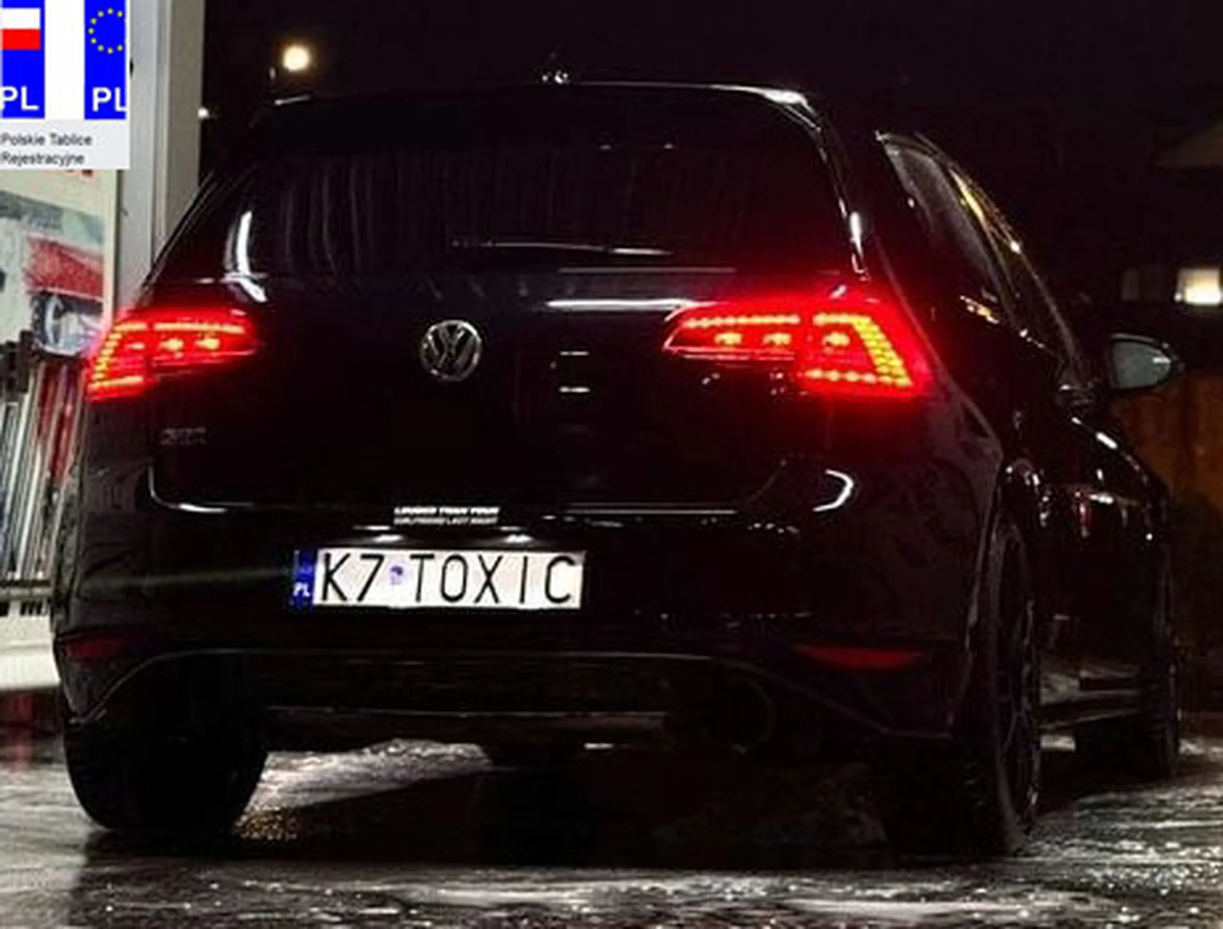 Fajny numer, blacha K7 TOXIC