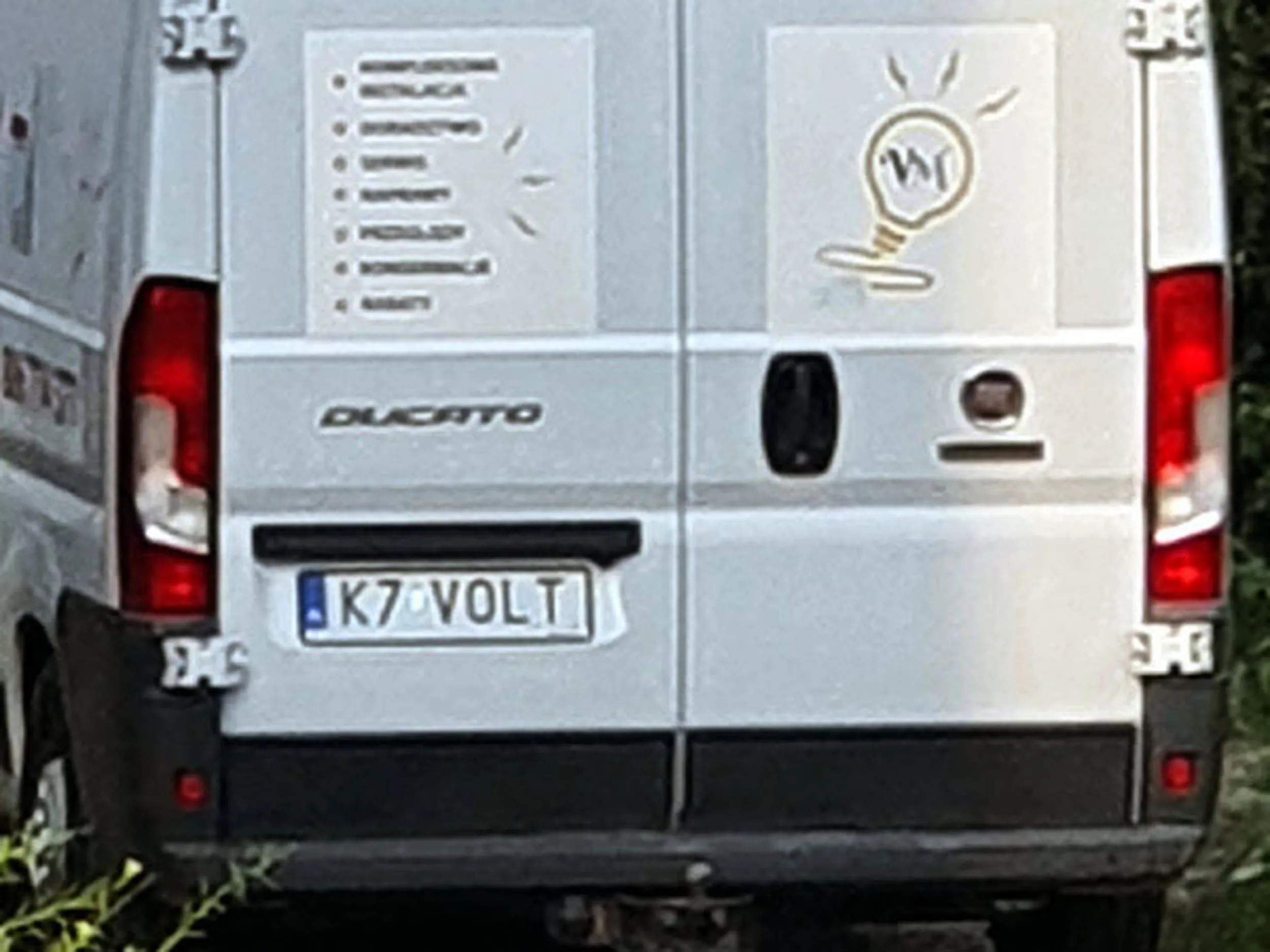 Fajny numer, blacha K7 VOLT