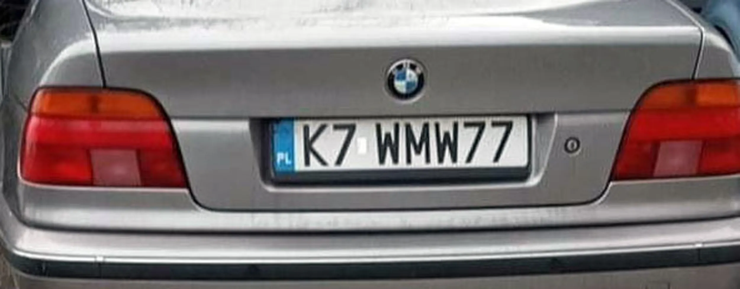 Fajny numer, blacha K7 WMW77