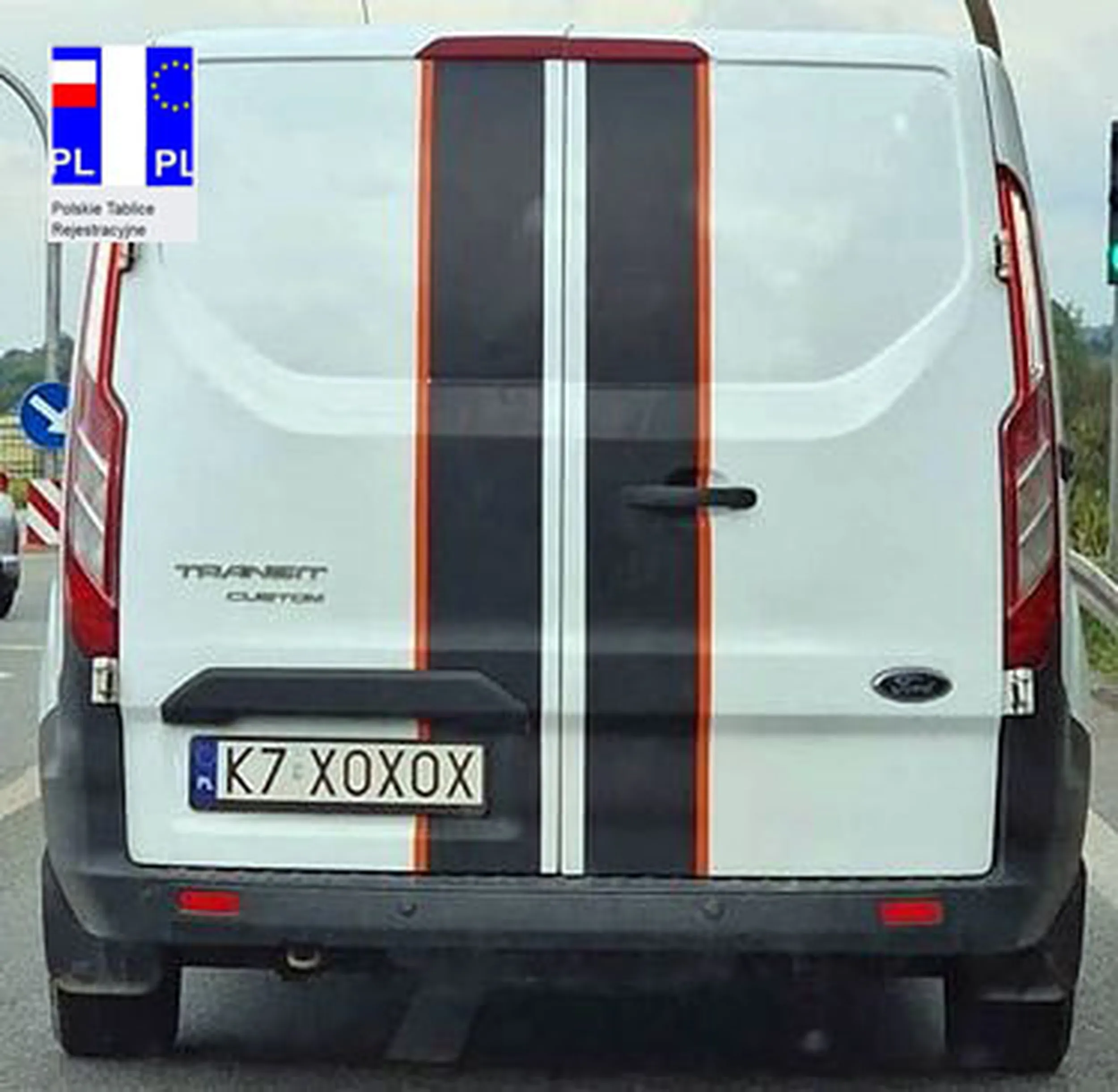 Fajny numer, blacha K7 XOXOX