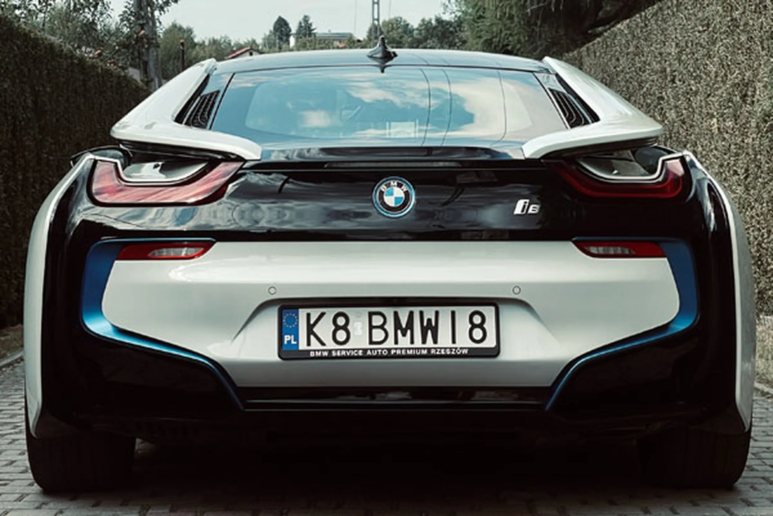 Fajny numer, blacha K8 BMWI8