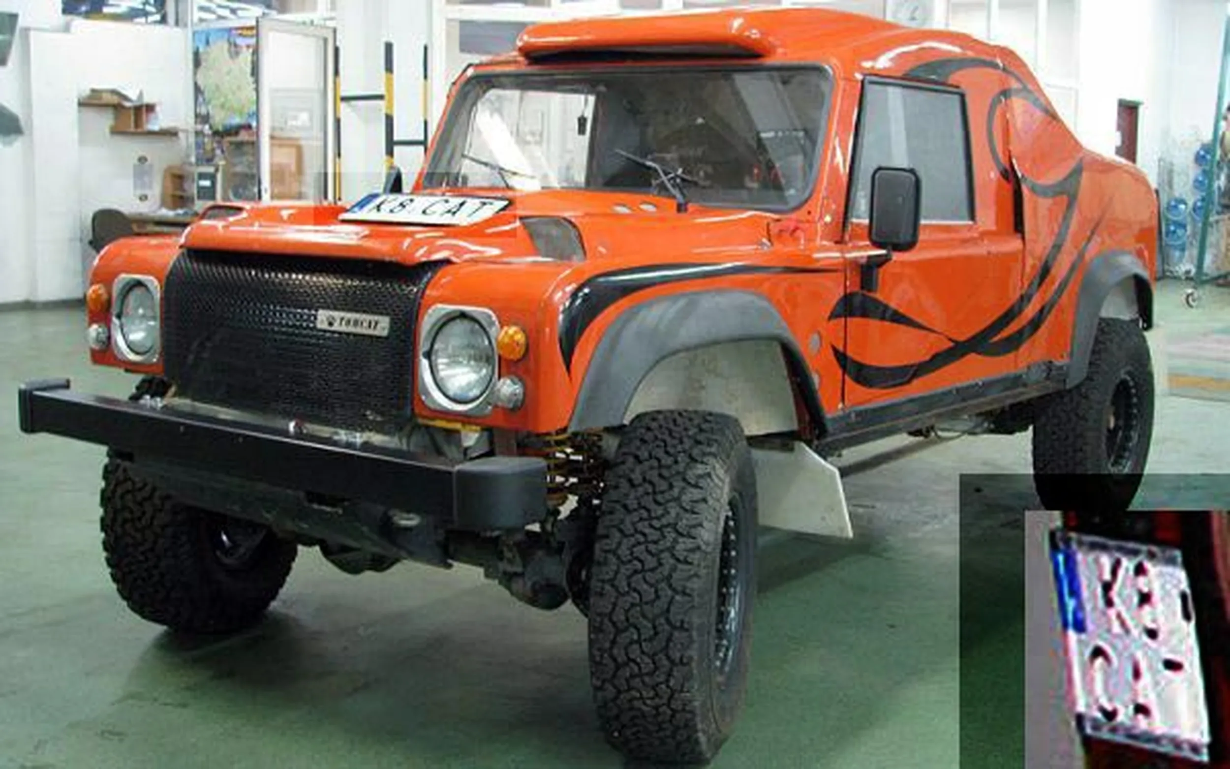 Fajny numer, blacha K8 CAT