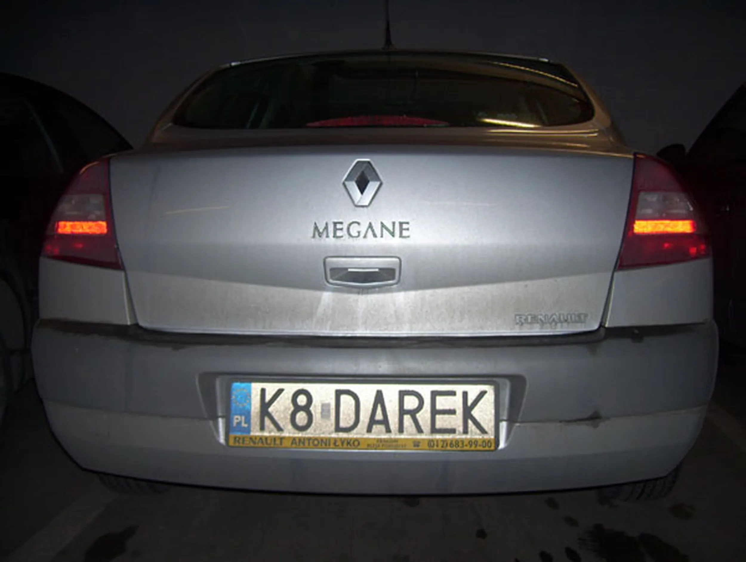 Fajny numer, blacha K8 DAREK