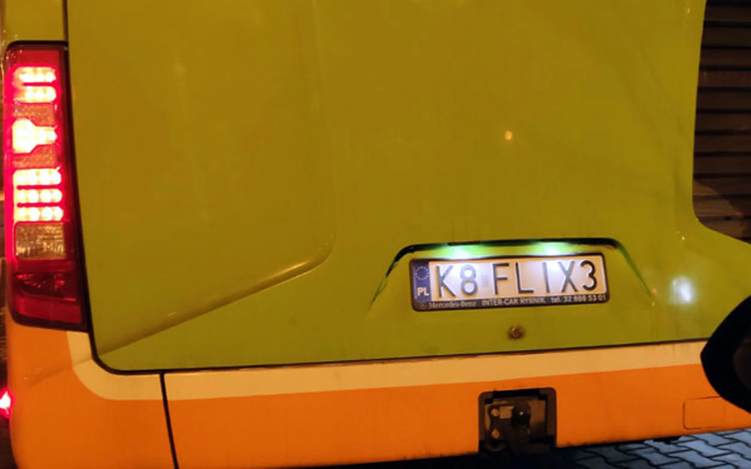 Fajny numer, blacha K8 FLIX3