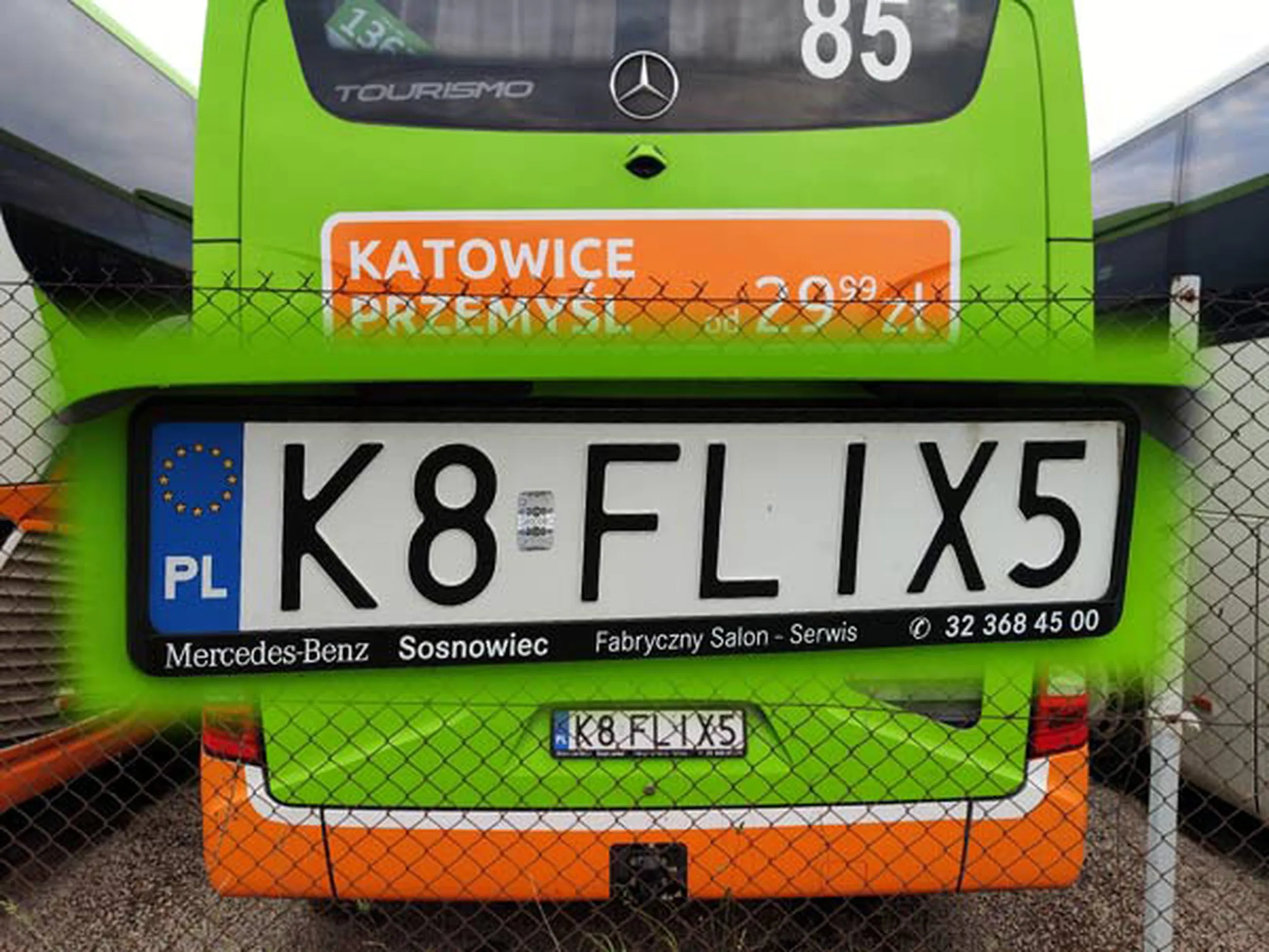 Fajny numer, blacha K8 FLIX5