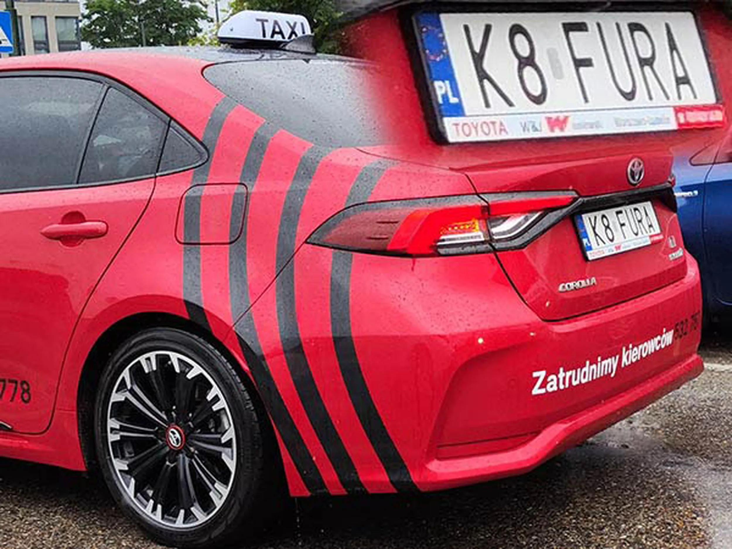 Fajny numer, blacha K8 FURA