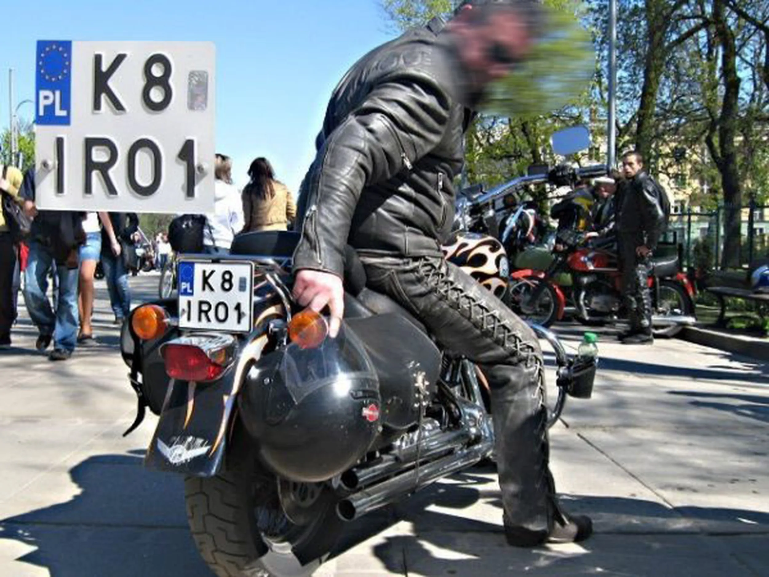 Fajny numer, blacha K8 IRO1