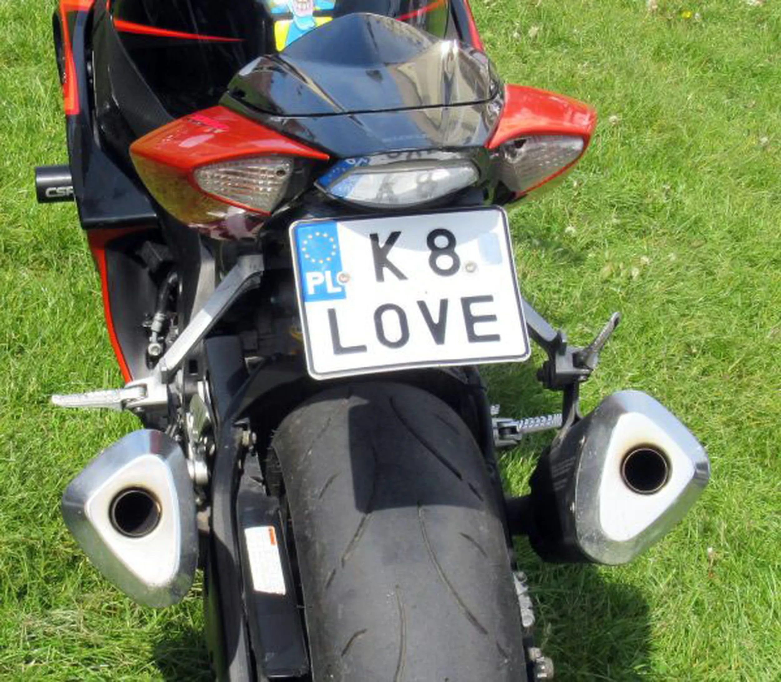 Fajny numer, blacha K8 LOVE