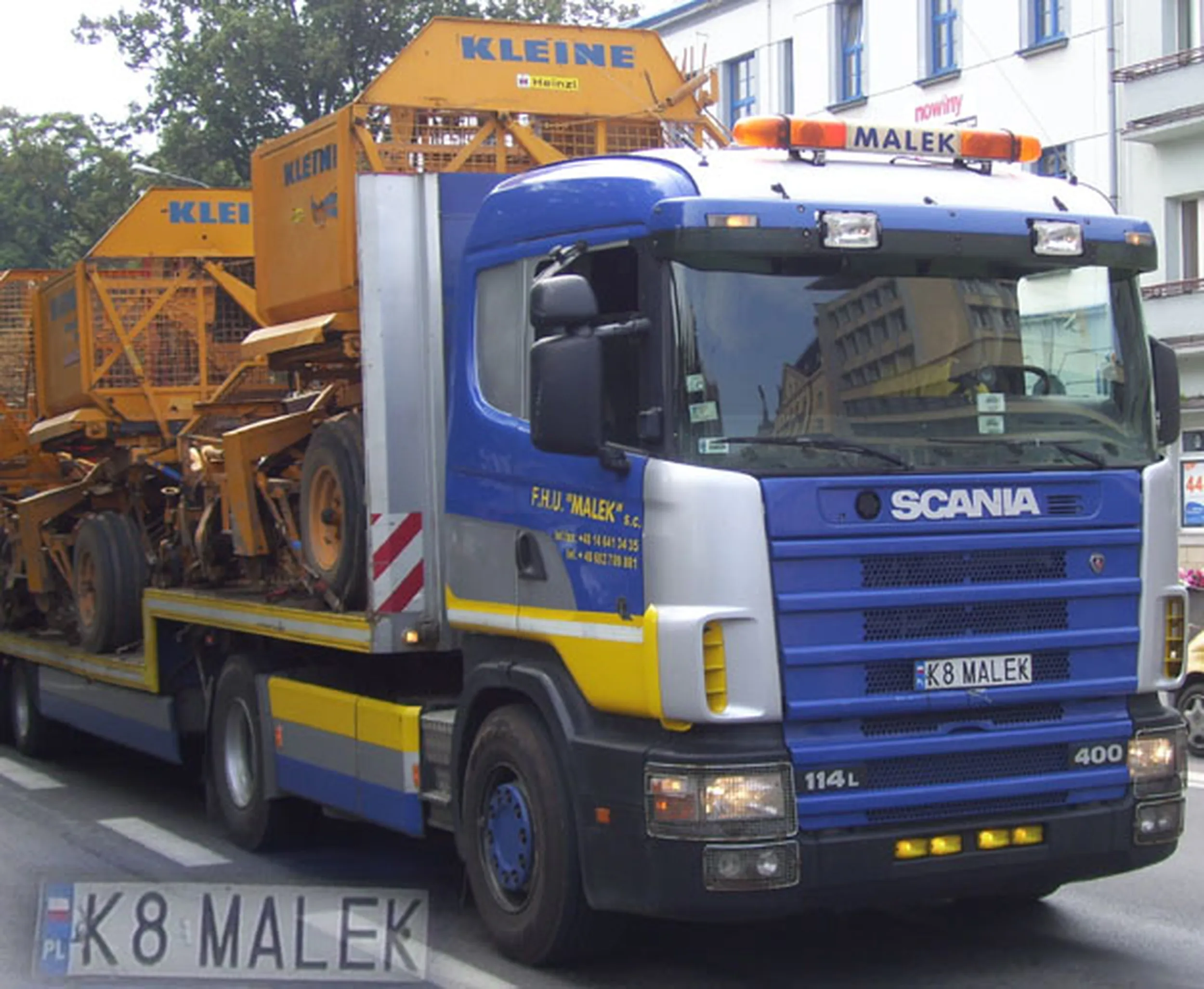 Fajny numer, blacha K8 MALEK