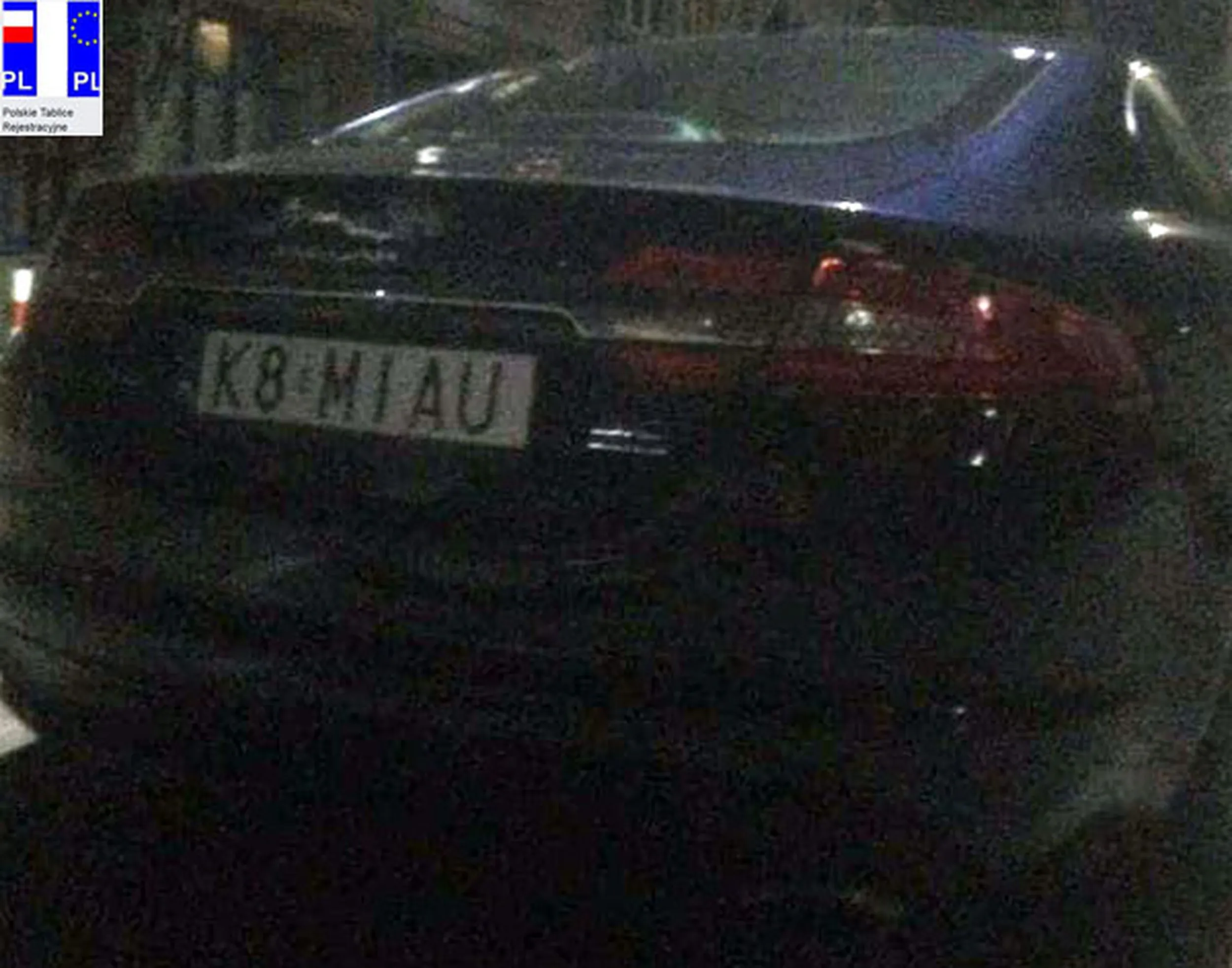 Fajny numer, blacha K8 MIAU