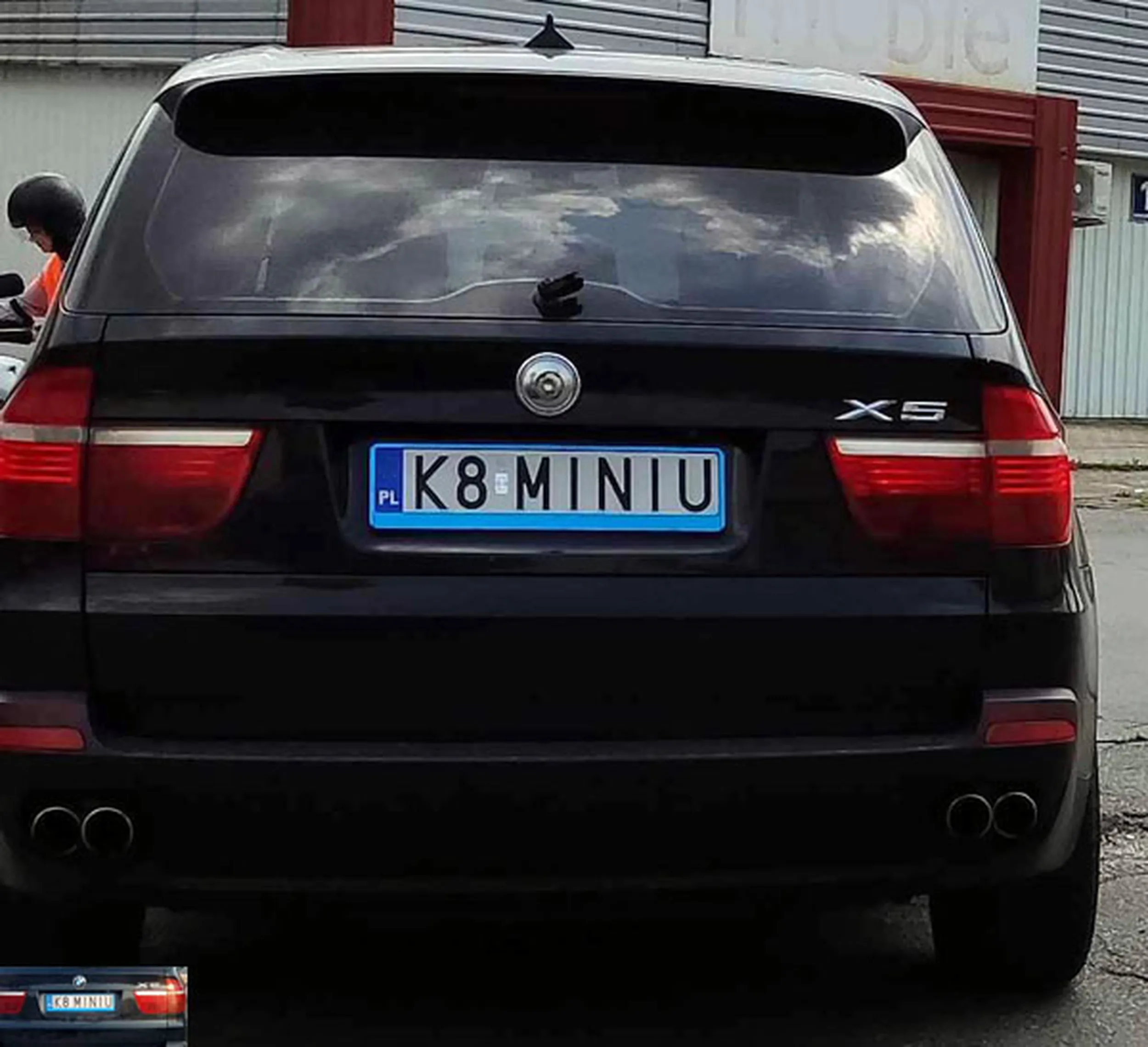 Fajny numer, blacha K8 MINIU