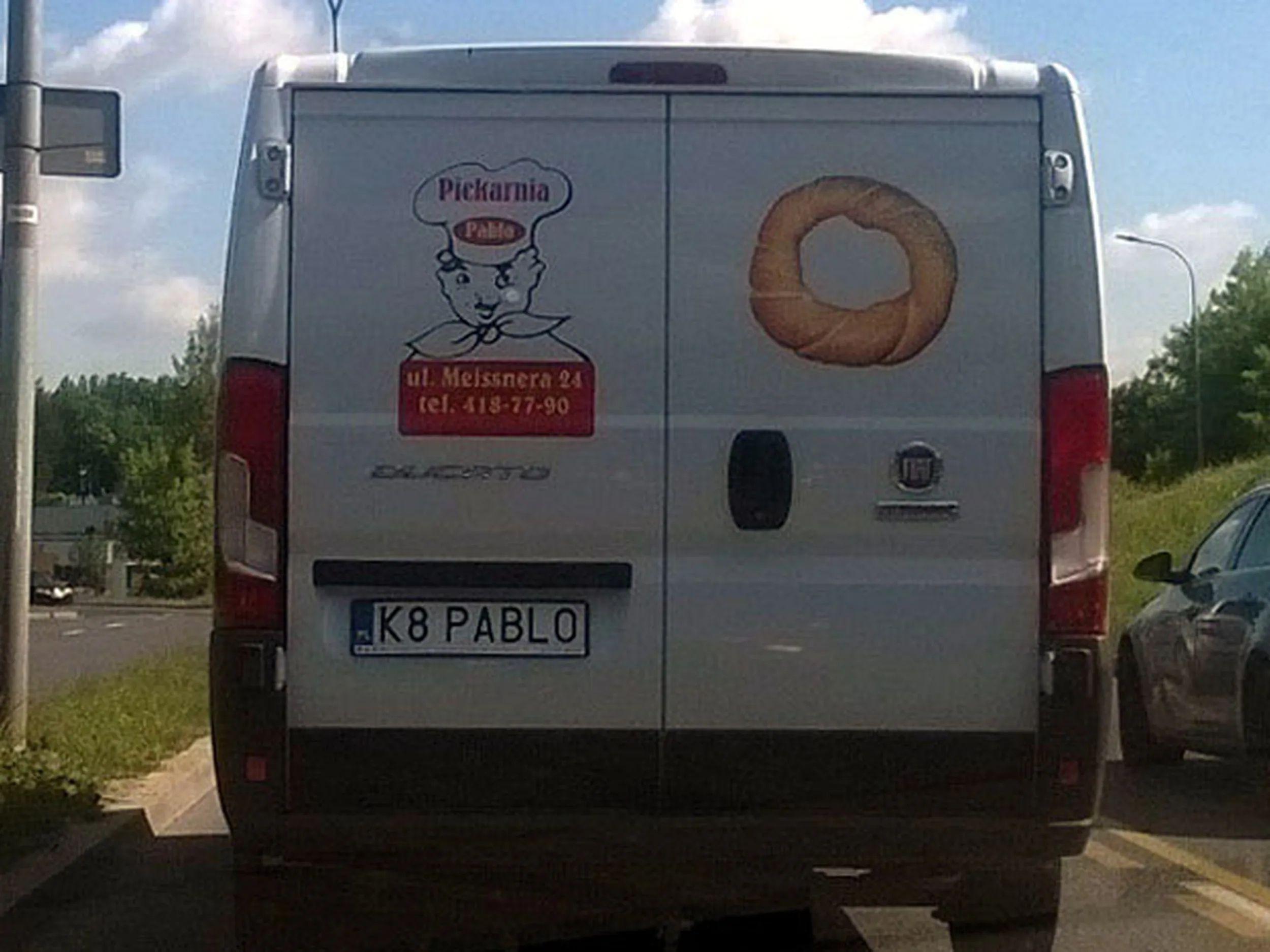 Fajny numer, blacha K8 PABLO