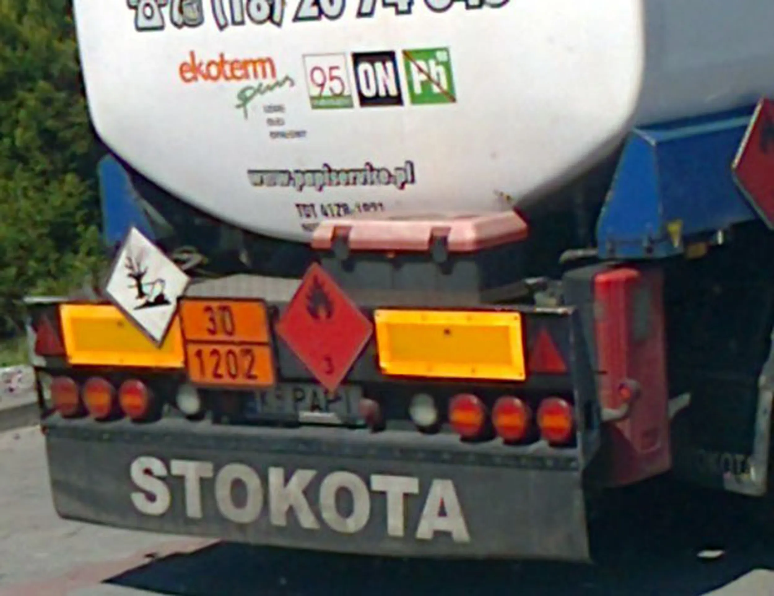 Fajny numer, blacha K8 PAPI