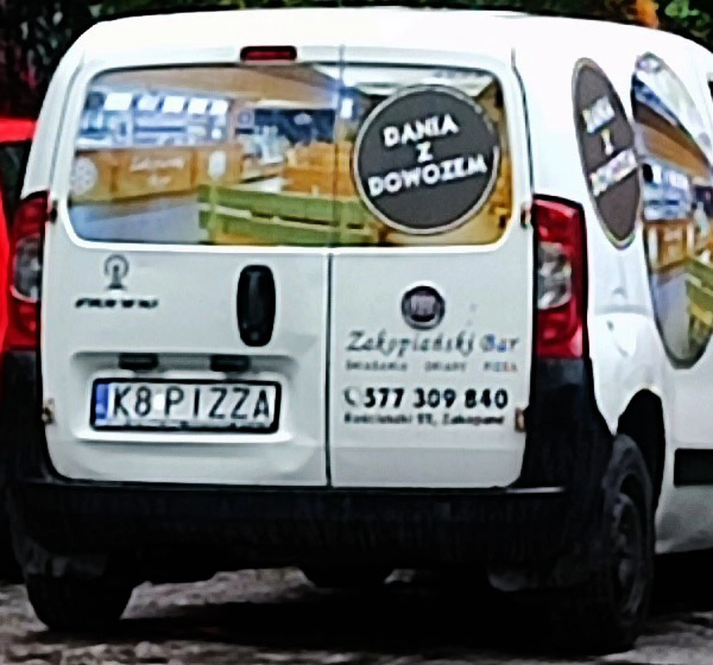 Fajny numer, blacha K8 PIZZA