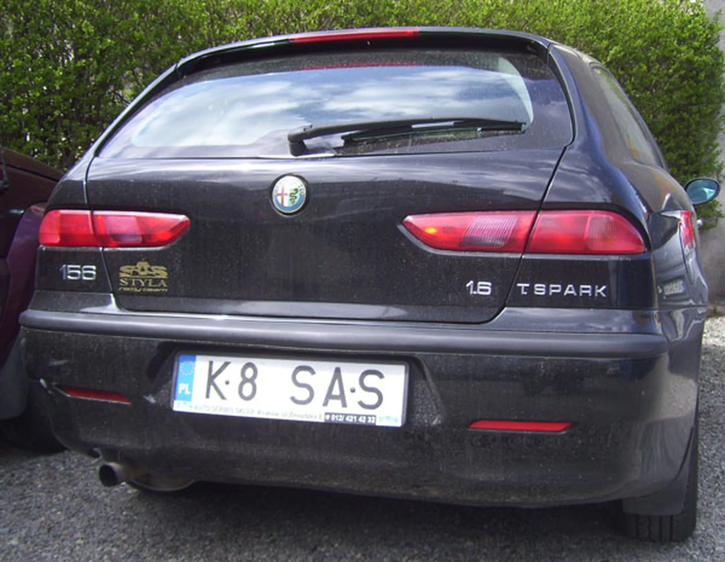 Fajny numer, blacha K8 SAS