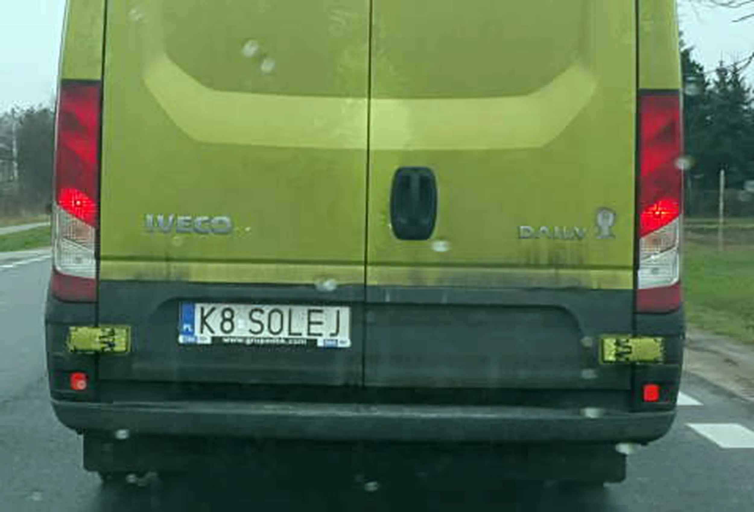 Fajny numer, blacha K8 SOLEJ