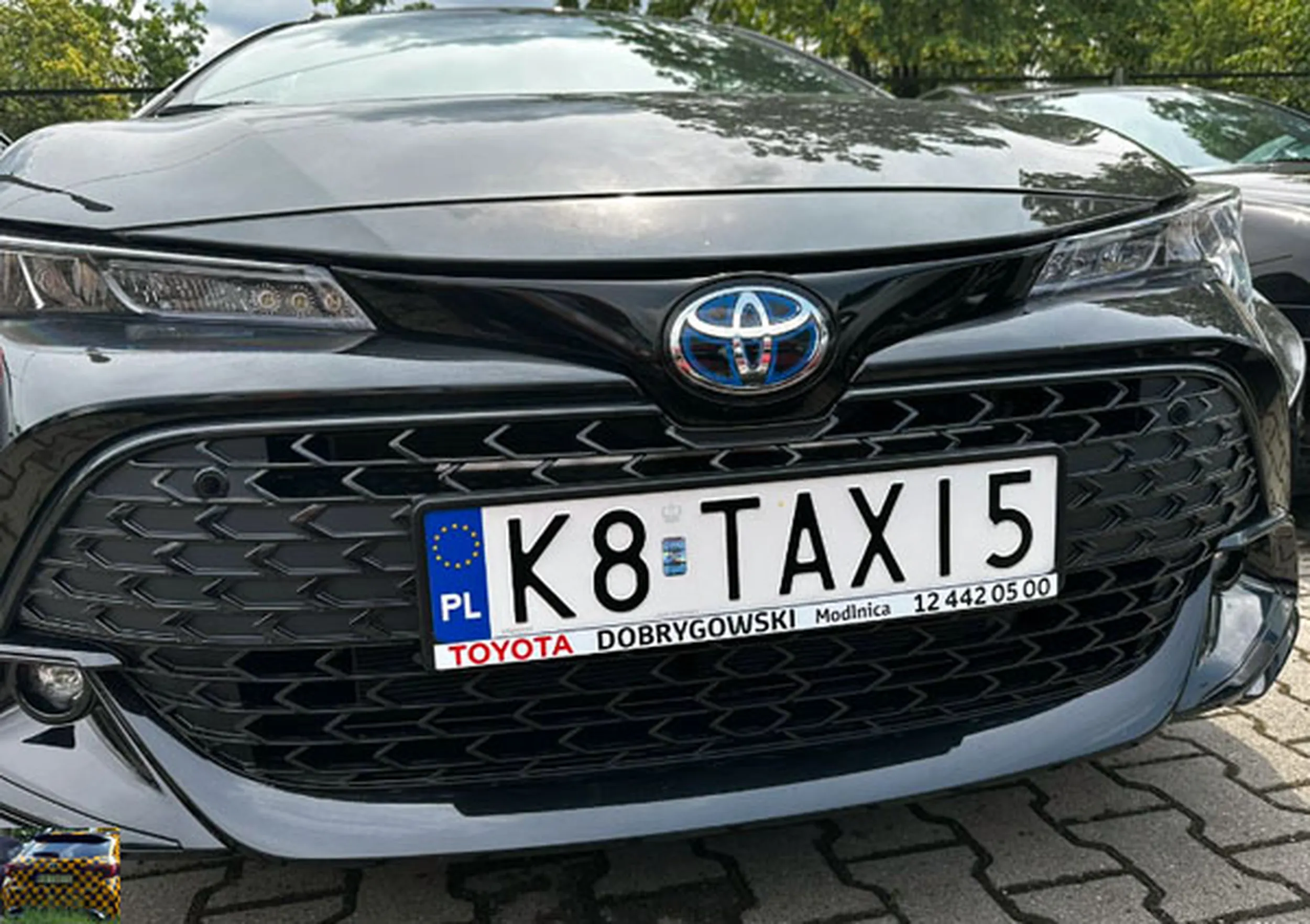 Fajny numer, blacha K8 TAXI5