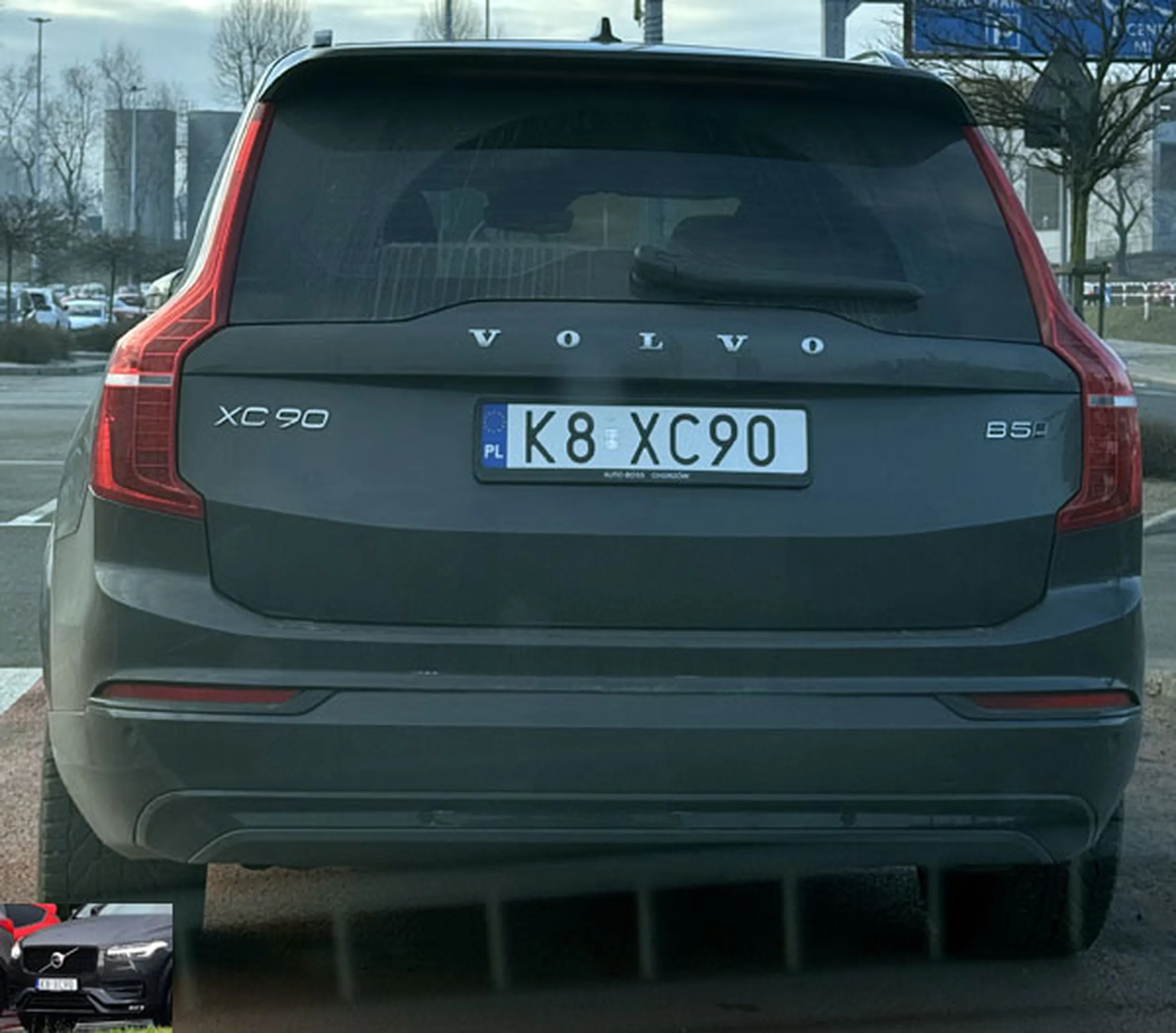 Fajny numer, blacha K8 XC90